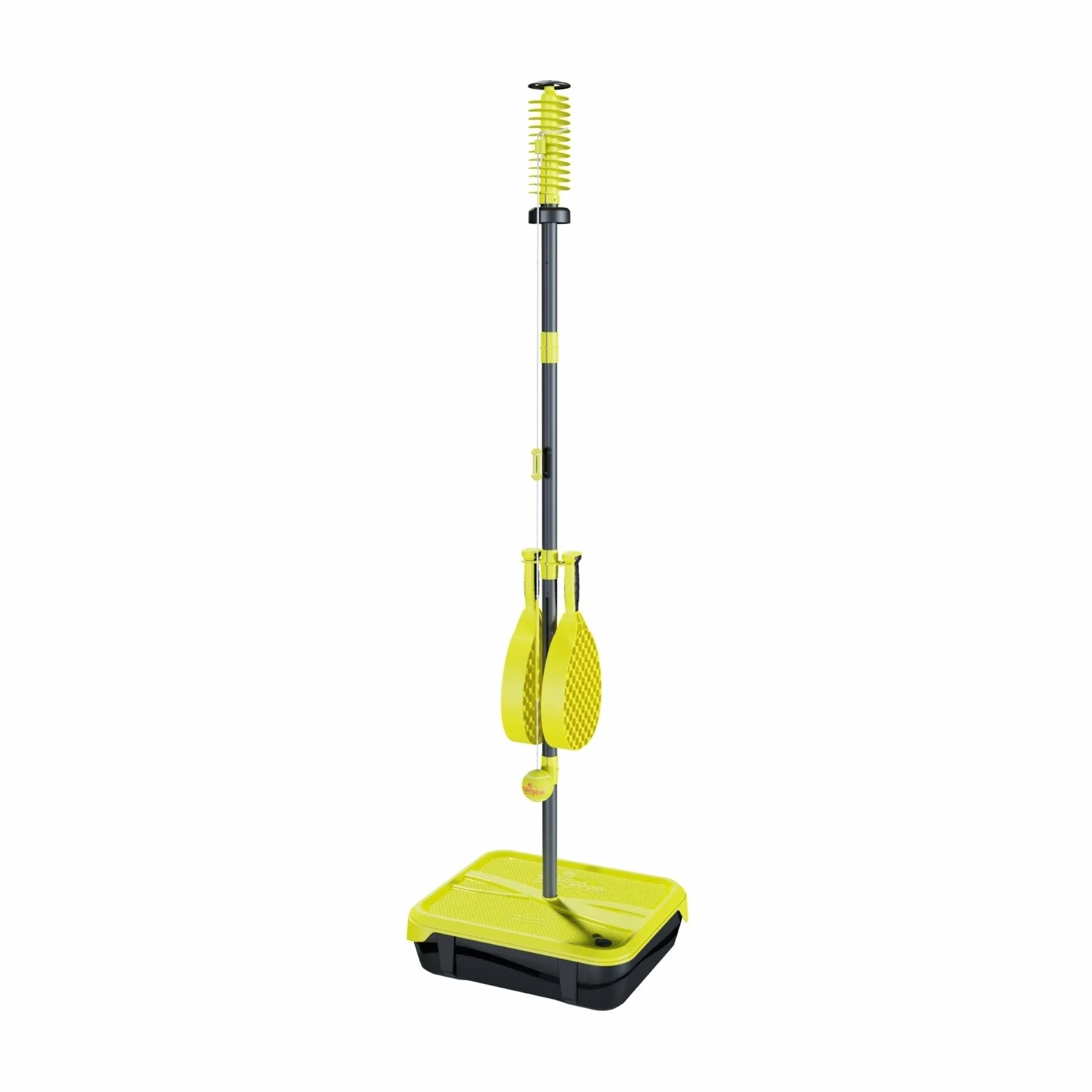 Swingball l PRO - Set di Palline da Tennis per Tutte Le superfici, Gioco per Famiglie all'aperto per Bambini dai 6 Anni in su agli Adulti, Vera Palla da Tennis e 2 Mazze potenti, Base Superiore su