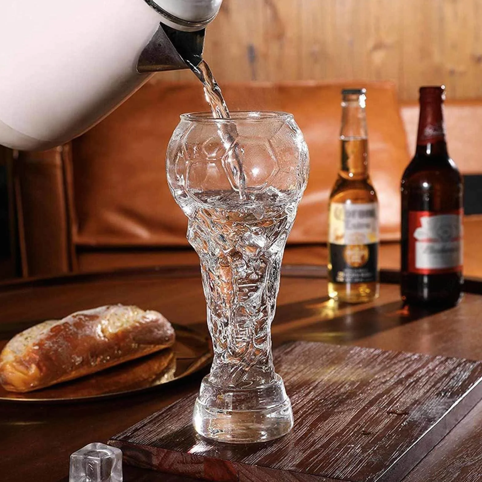 Bicchieri Birra 800ml Vetro per Coppa del Mondo 2026 Calcio