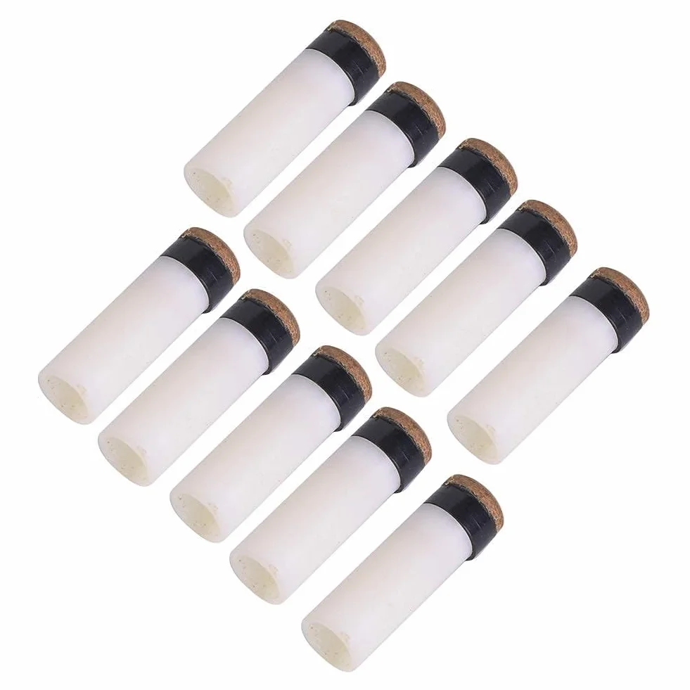 Agatige Punte per Stecche da Biliardo 10-13 mm, 10 Pezzi Ricambio a Vite