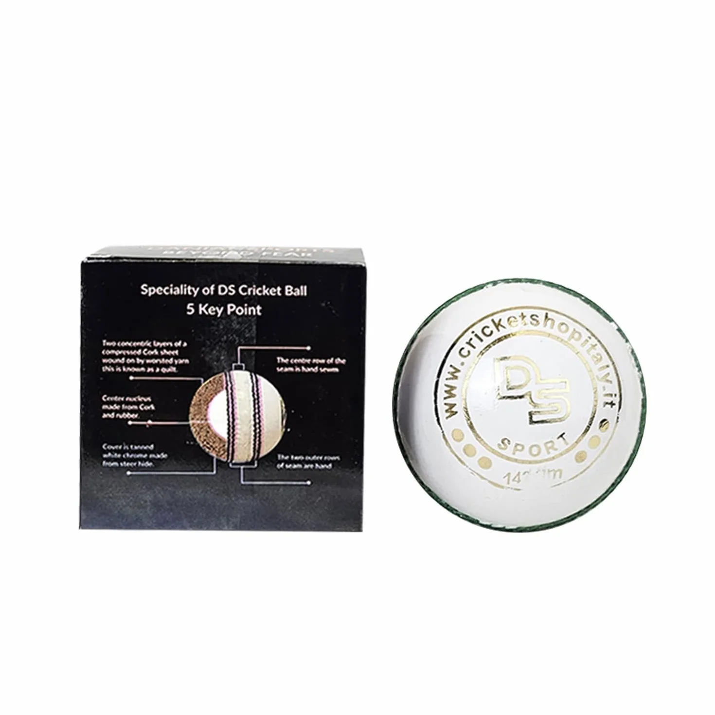 Palline da cricket Bianco grado A 156 g