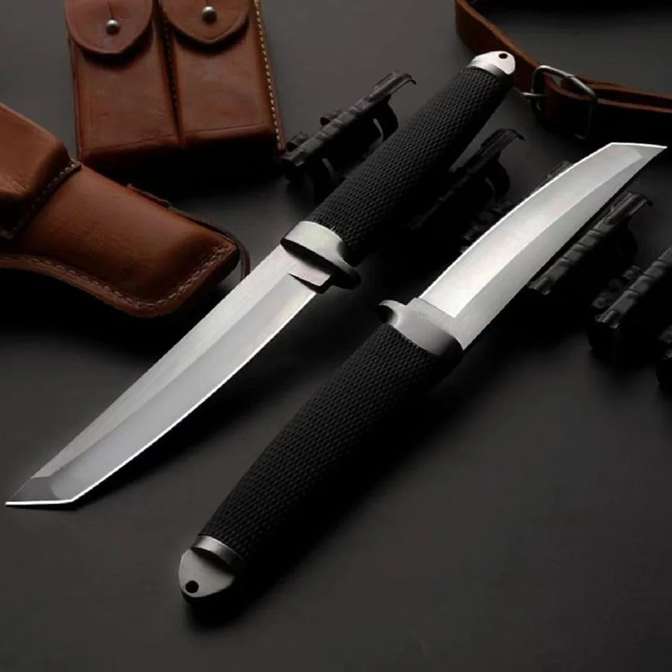 Generico TEERMA TR1 Forgiatura integrata fixed blade Coltello multiuso, Utilizzato principalmente per campeggio, caccia, pesca, esplorazione della giungla, escursionismo