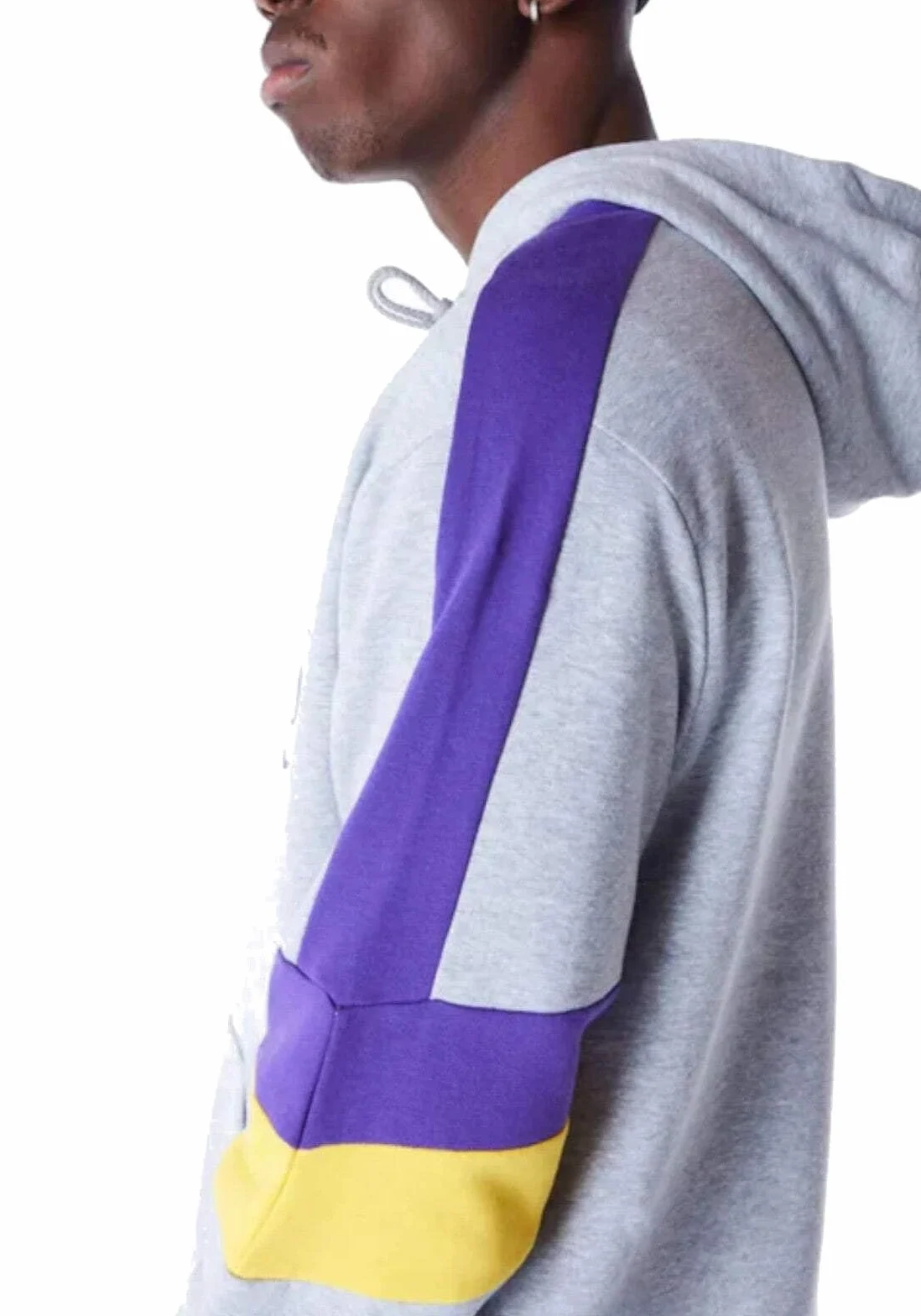 Los Angeles Lakers Hooded Pullover Felpa con Cappuccio Unisex Adulto