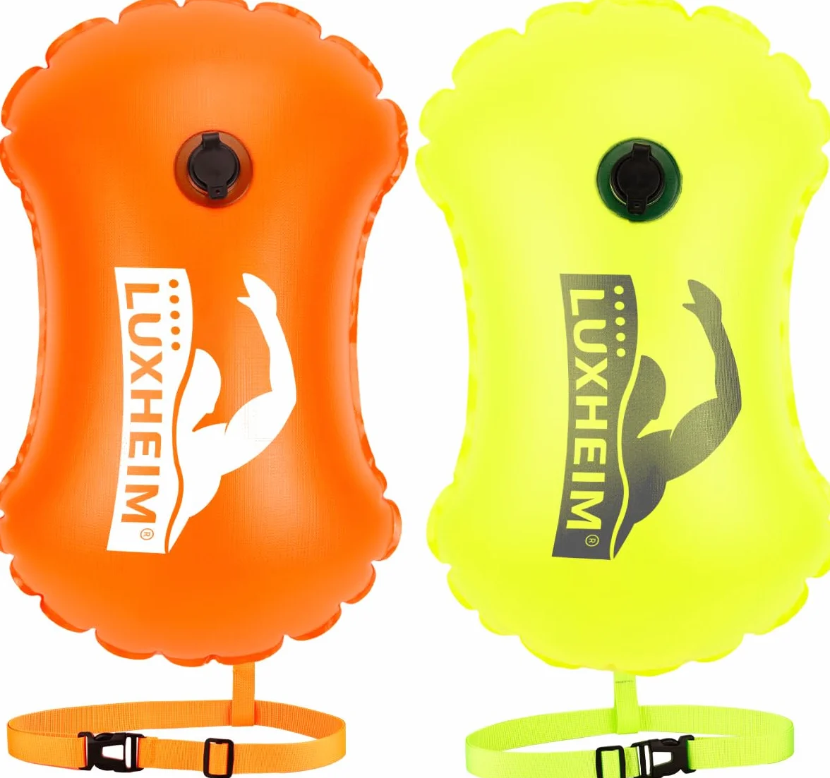 Confezione da traino galleggiante impermeabile gonfiabile in PVC per triathlon nuoto attività all'aria aperta