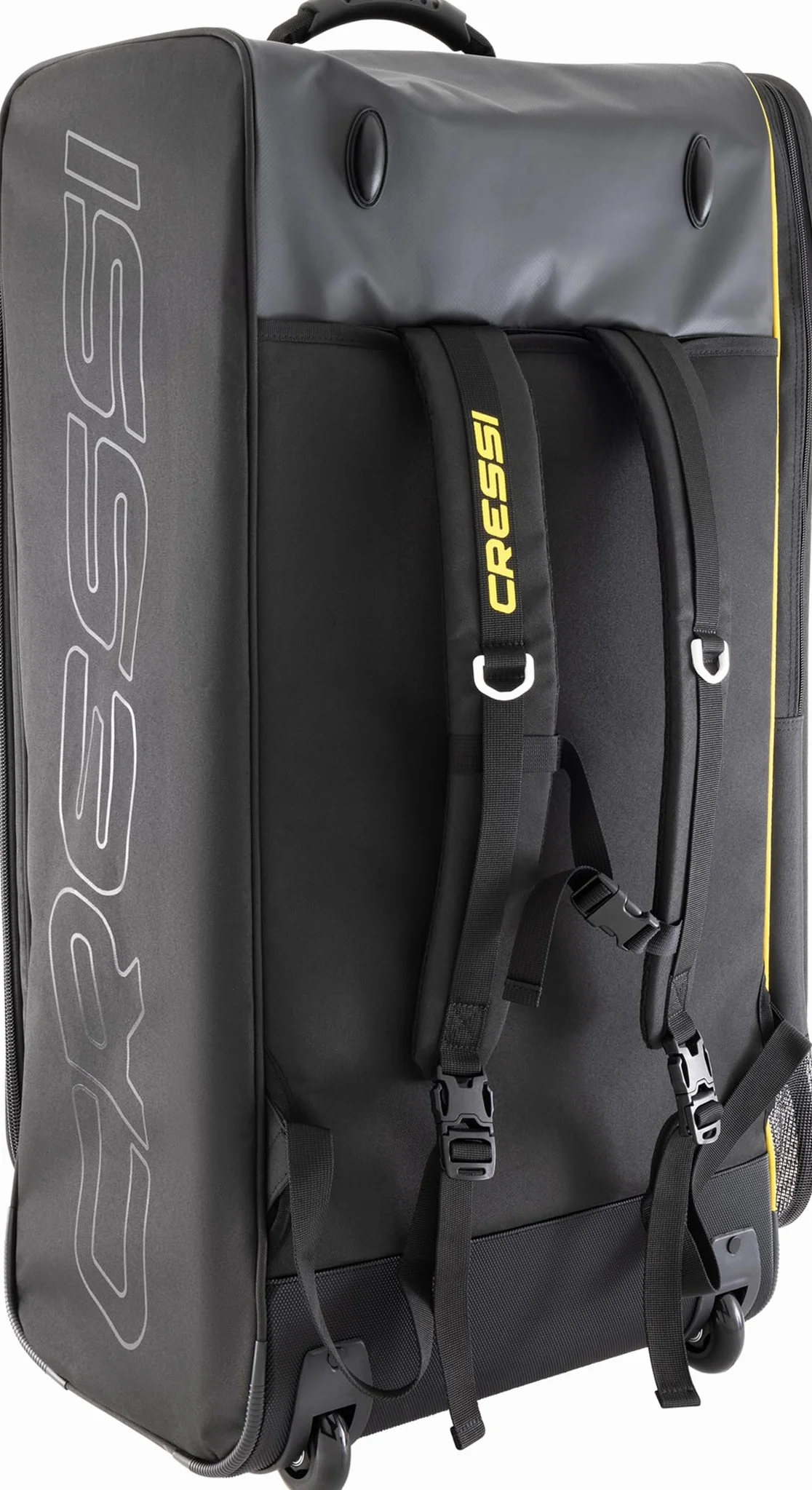 Cressi Moby 2 Trolley Bag 110 L Nero/Giallo