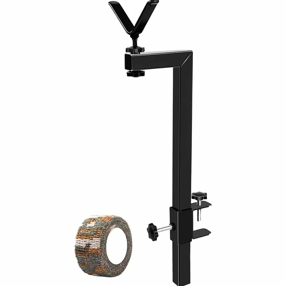 Treppiede da caccia con supporto portatile, altezza regolabile, rotazione 360°