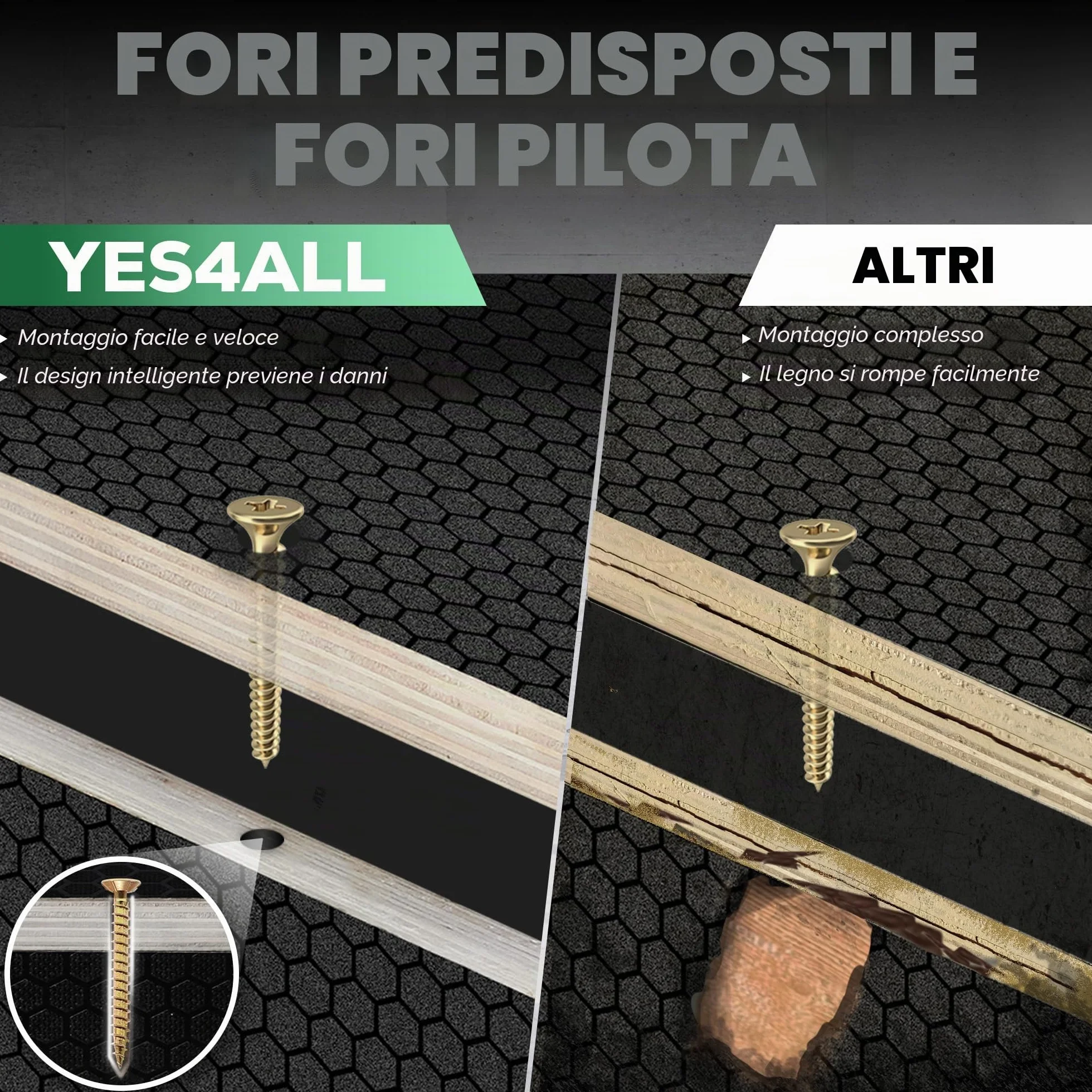 Yes4All Scatola Plyo 3 in 1 in legno antiscivolo, scatola pliometrica per palestra