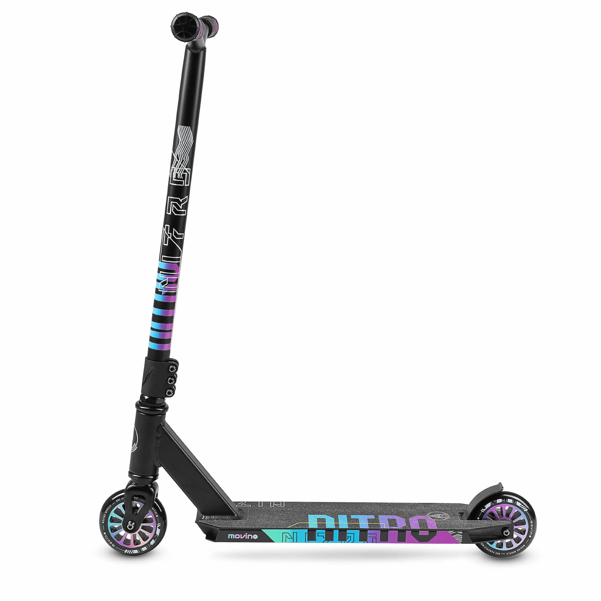 Movino Glide Monopattino Freestyle Leggero - Pedana Alluminio Cuscinetti ABEC 9 Ruote 100 mm Scooter Acrobatico