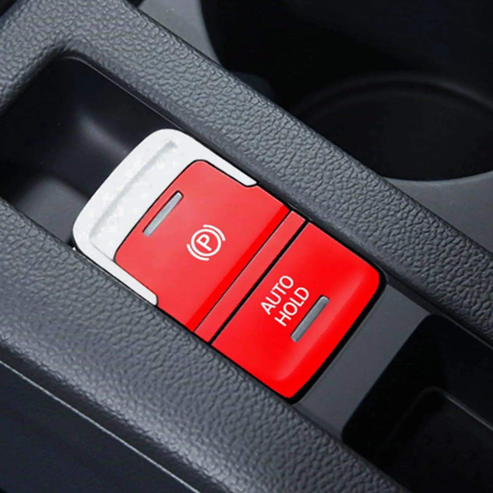 Interruttore freno a mano Compatibile Con VW Per Golf 7 7.5 MK7 2015 2016 2017 2018 2019 Auto Freno A Mano Auto Hold P Interruttore Pulsante Tappo Di Copertura Trim Accessori Di Protezione(Color 2)