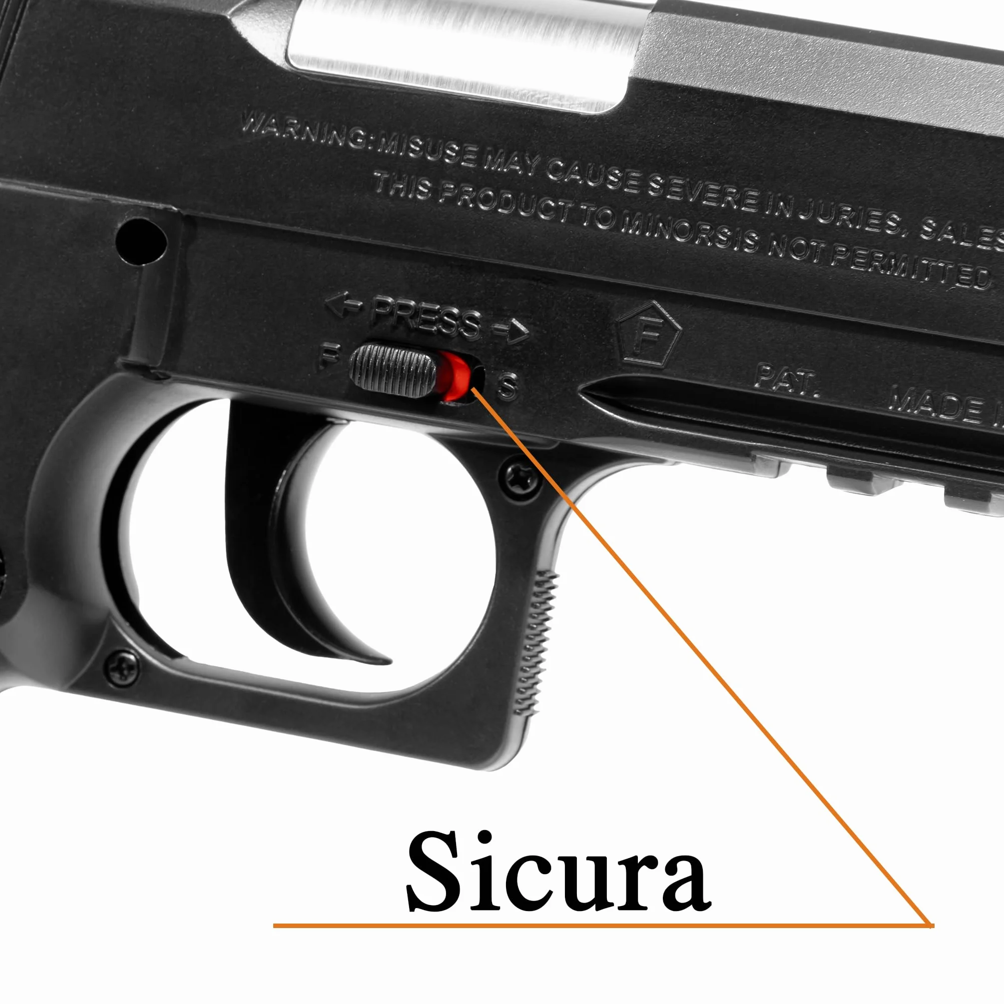 Pistola Softair 1911 Co2 Bundle Completo 5 bombolette 1000 Pallini 6mm nero 0,8 joule