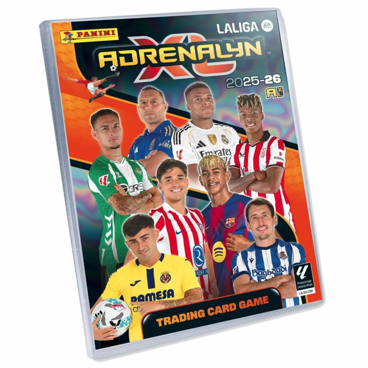 Album Adrenalyn XL 2025 2026 Panini con Carte Calcio, Raccoglitore e Buste