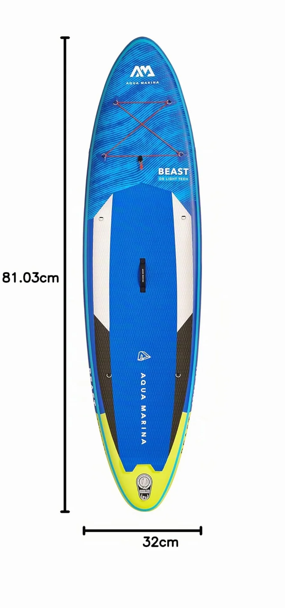 Aquamarina Beast 10'6" SUP Tavola Unisex Adulto 320 x 81 x 15 cm Multicolore