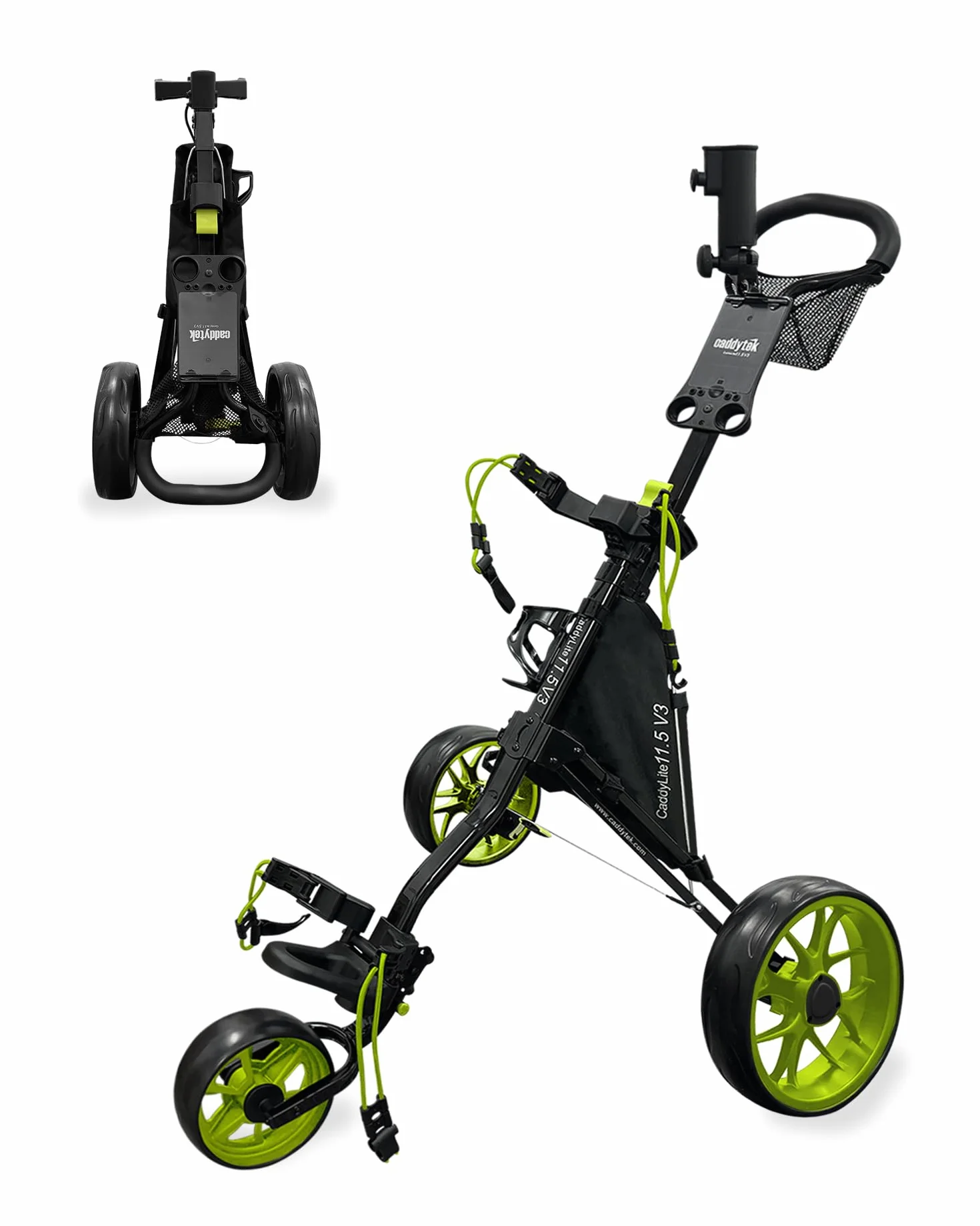 Caddytek CaddyLite 11.5 V3 Carrello da Golf a 3 Ruote Leggero Pieghevole