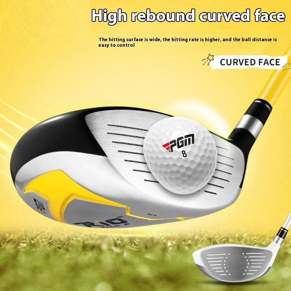 Fairway Wood #1 Golf Club - Mano Destra Bambini Ragazzi Ragazze Golf Putter Mallet con Copricapo Junior