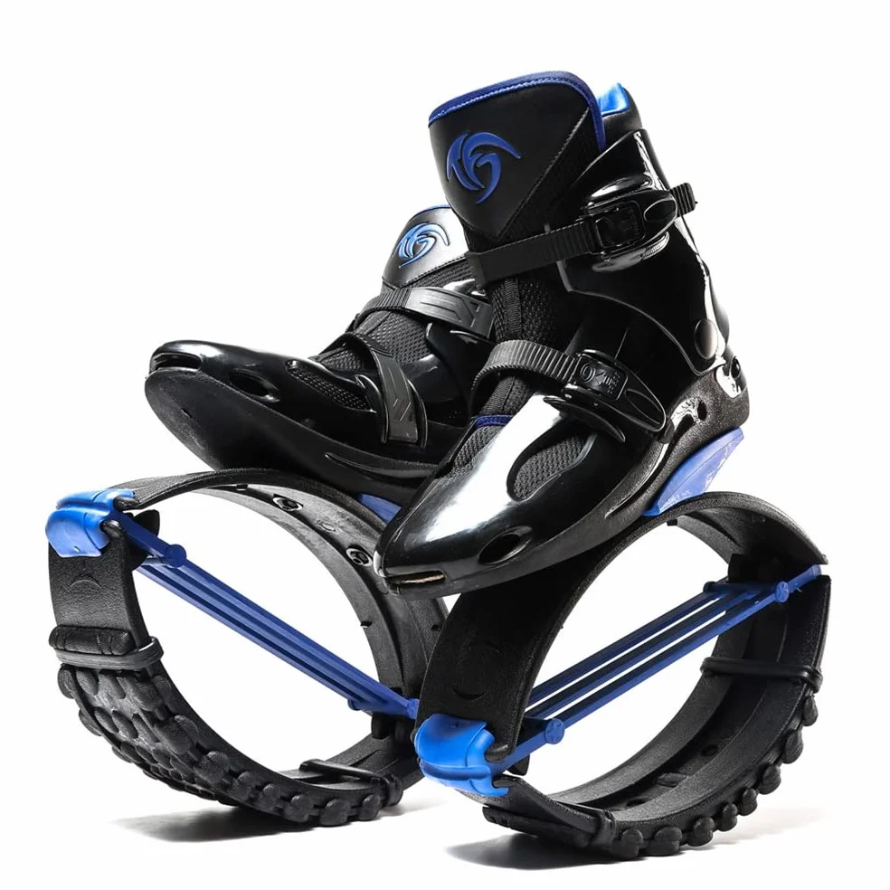 Kangaroo Bounce Shoes Stivali Rimbalzanti Scarpe da Salto Anti-Gravity Boots Black Blue 36-38