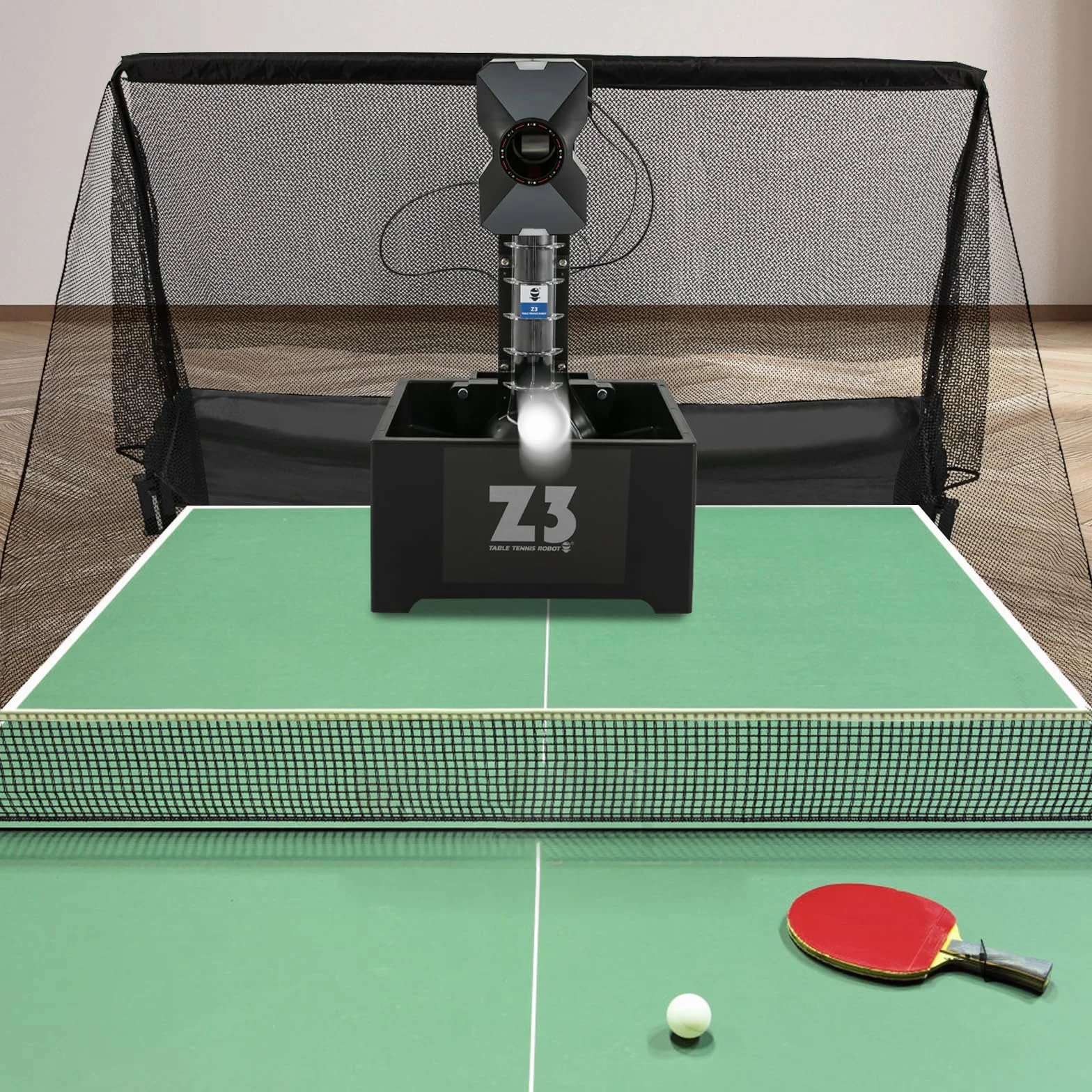 Macchina automatica per pallone da ping-pong, capacità 100 palle, diverse modalità