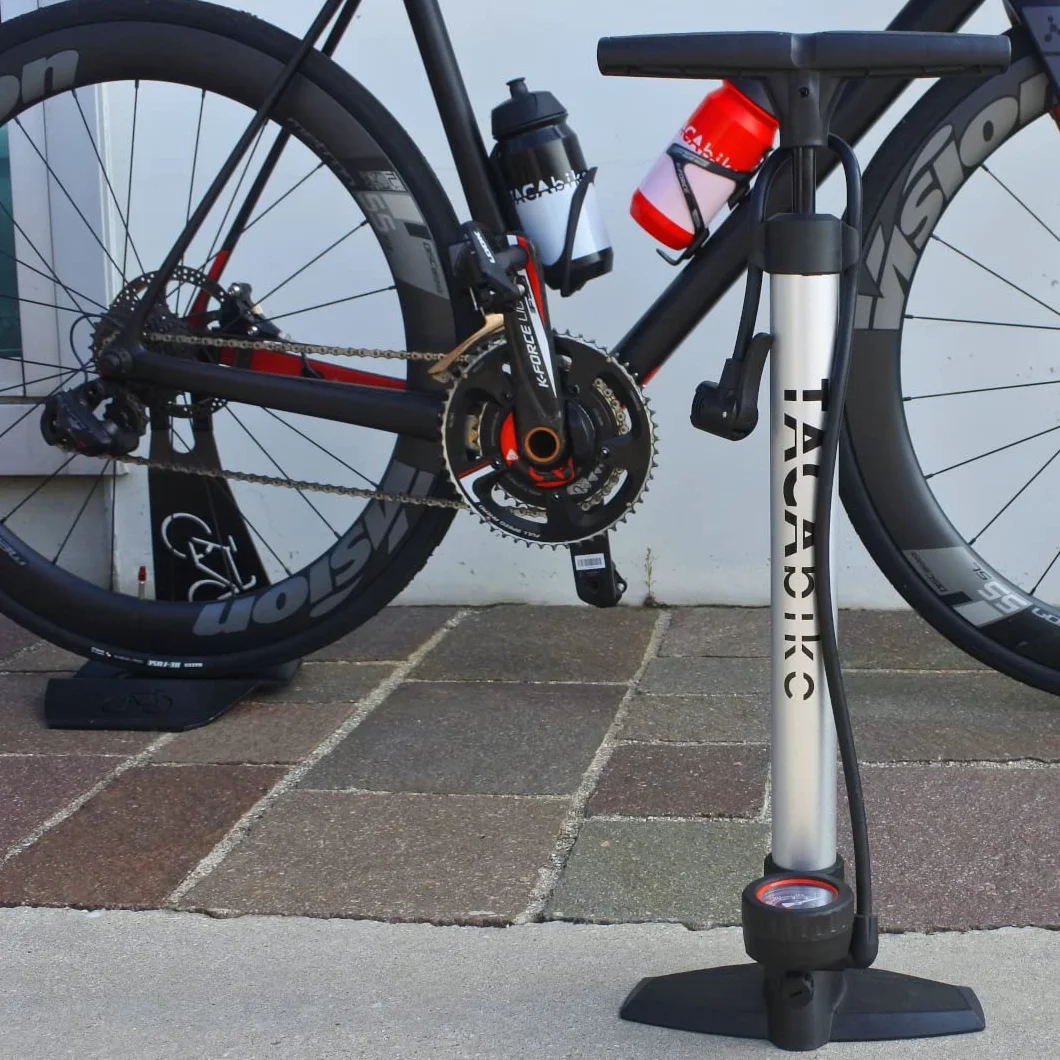 Tacabike Pompa Da Pavimento Ad Alta Pressione Argento