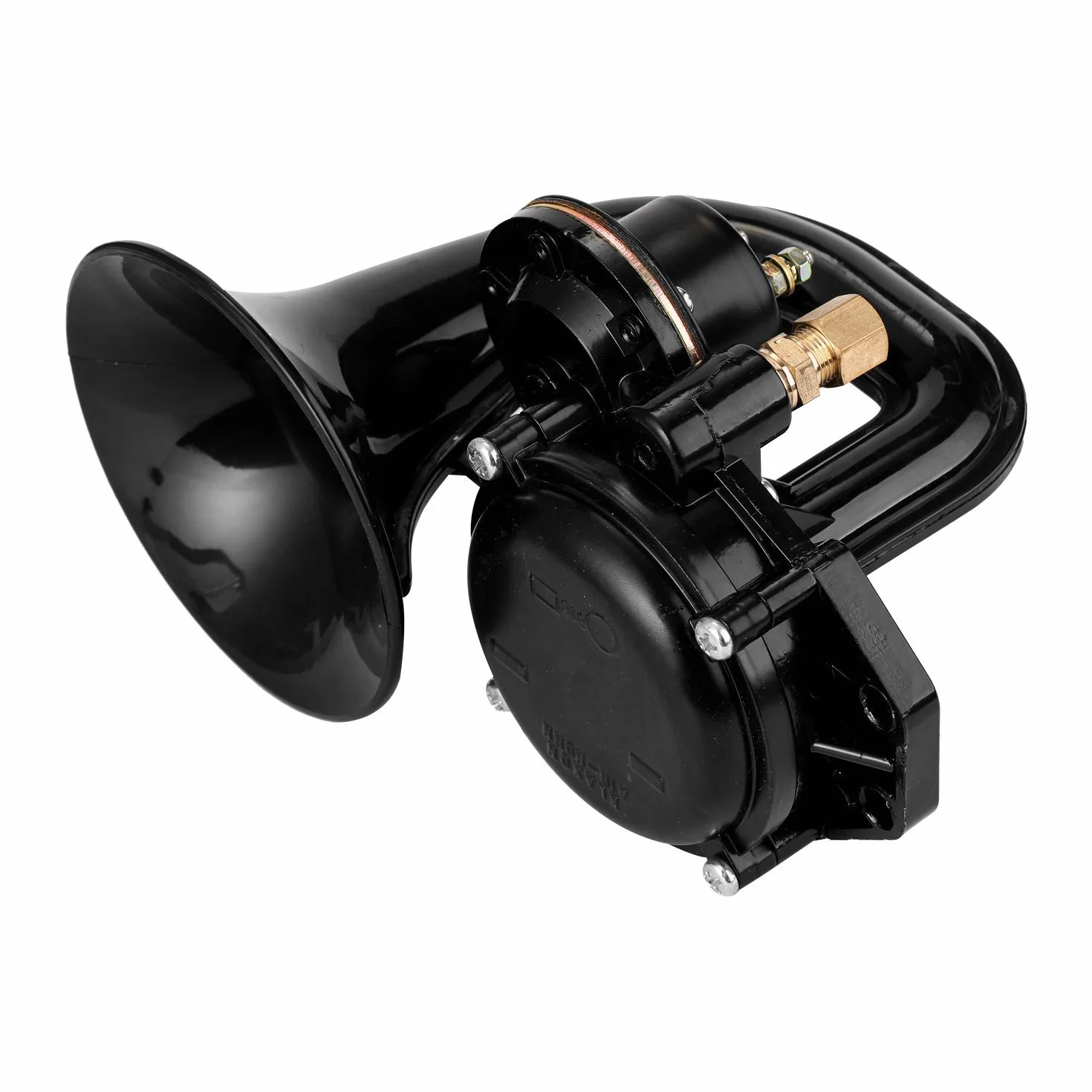Tromba Ad Alto Volume per Camion 135 DB 12/24 V Tromba Ad Alto Volume con Valvola Elettrica, Piatta per Camion Auto