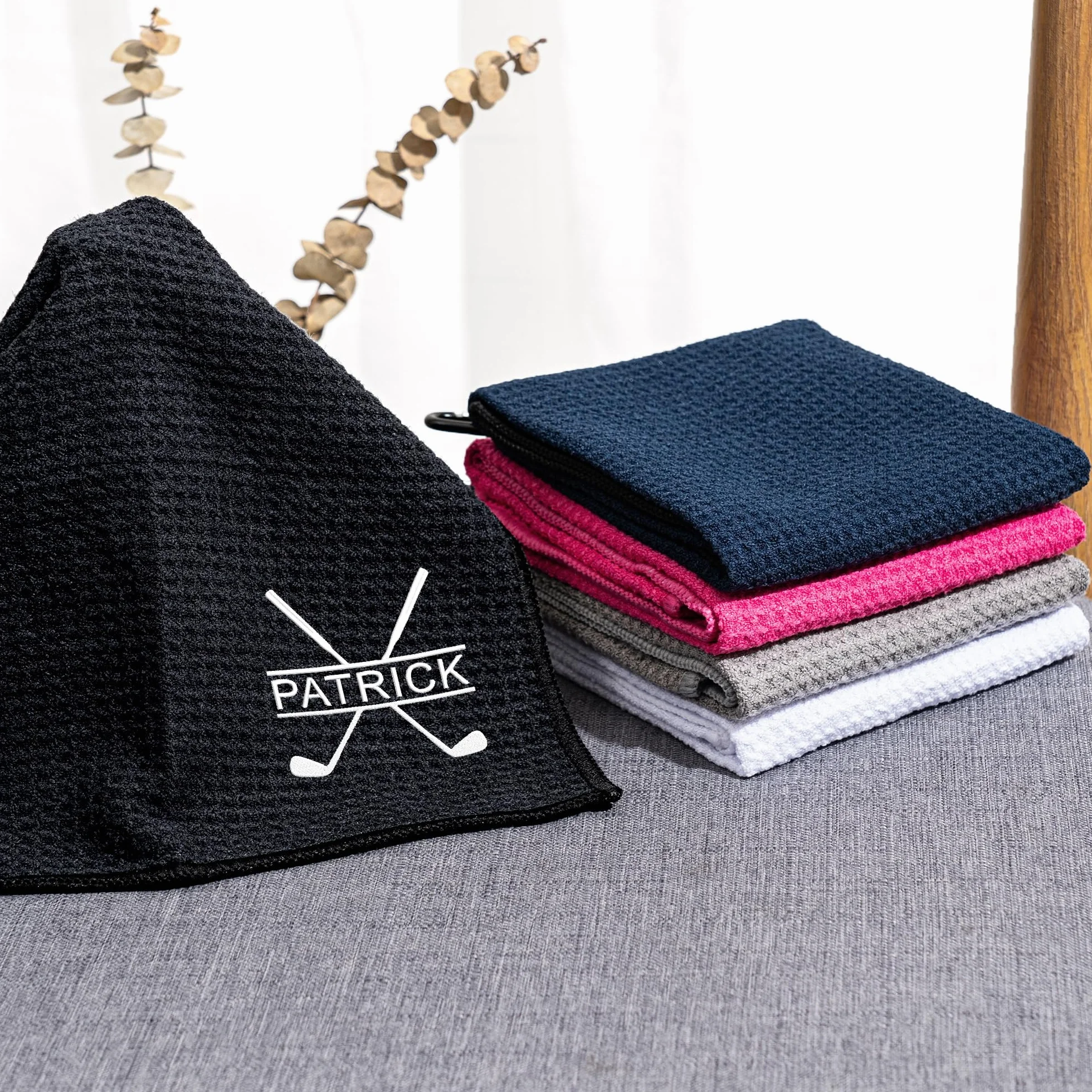 Asciugamano personalizzato da golf regalo Natale uomo donna