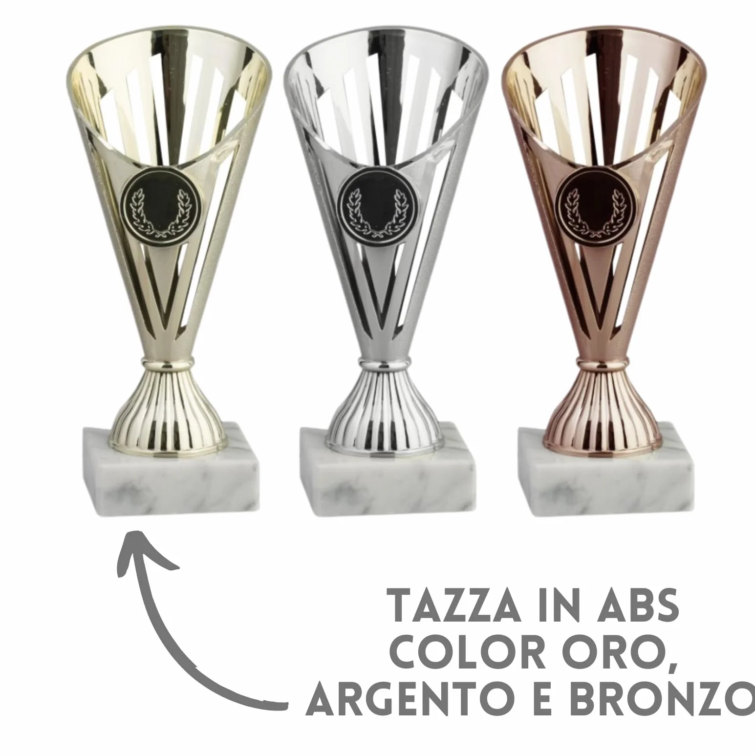 Trofei Sportivi e Coppe Personalizzate con Targhetta Premio per Sport e Fantacalcio