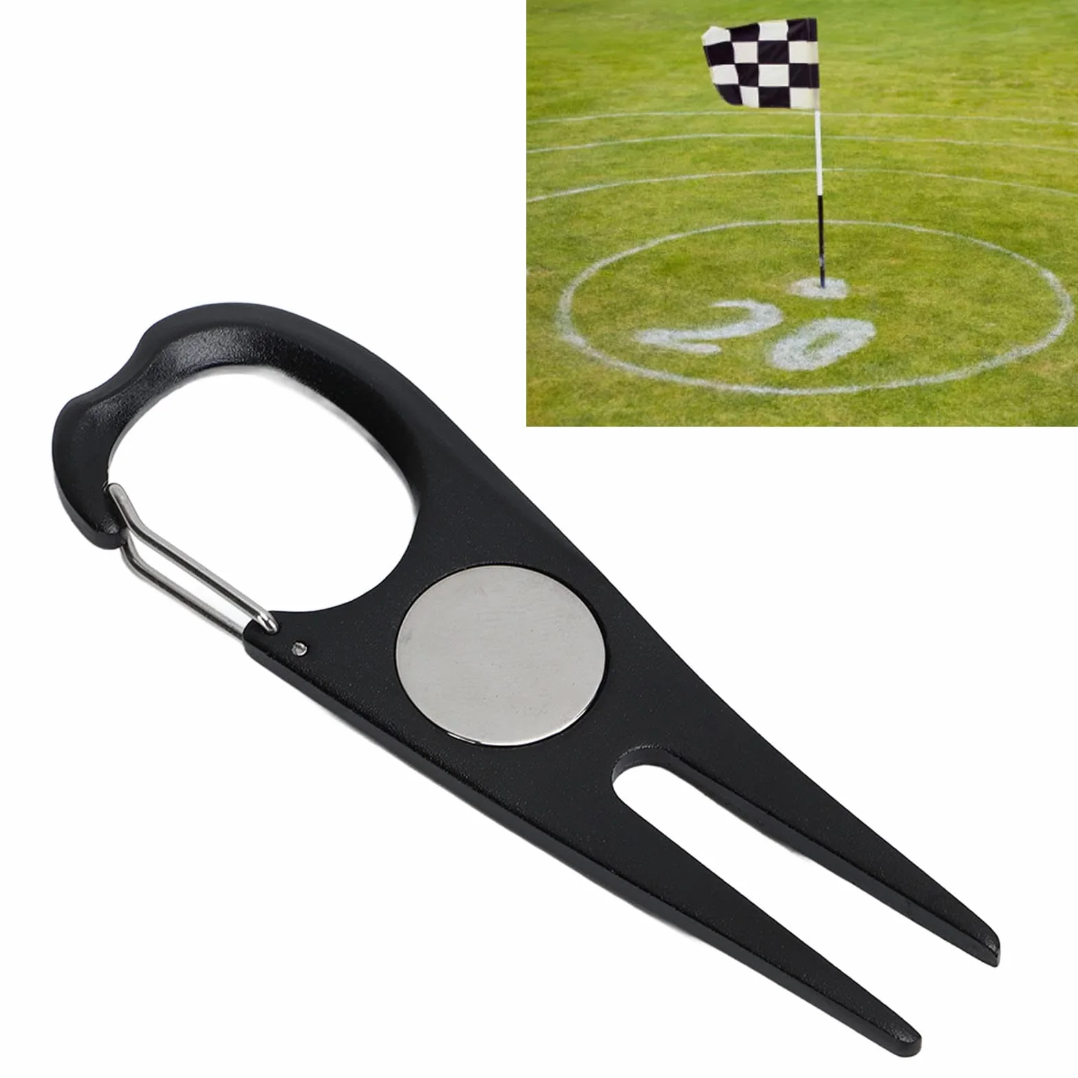 Keenso Forcella Verde per Giardino, Strumento Divot