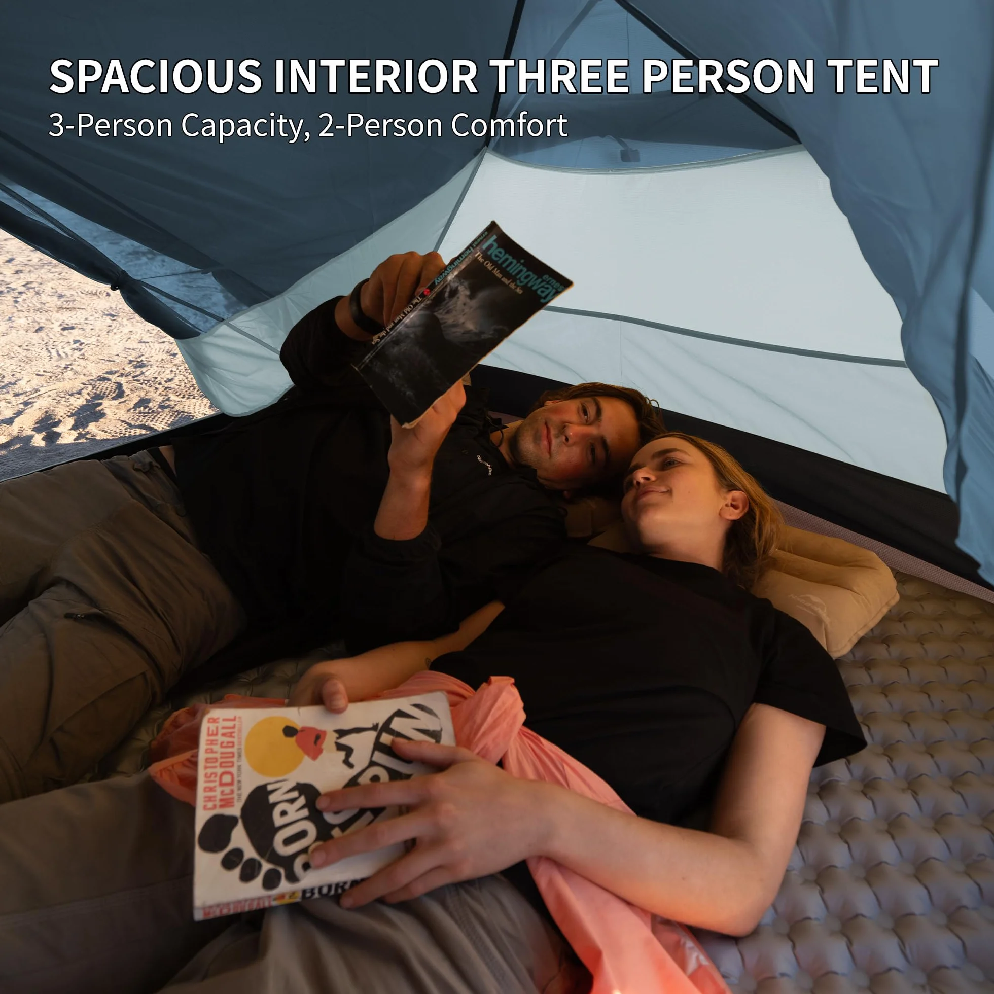 Naturehike Mongar Base Tenda da campeggio 2-3 persone ultraleggera impermeabile trekking