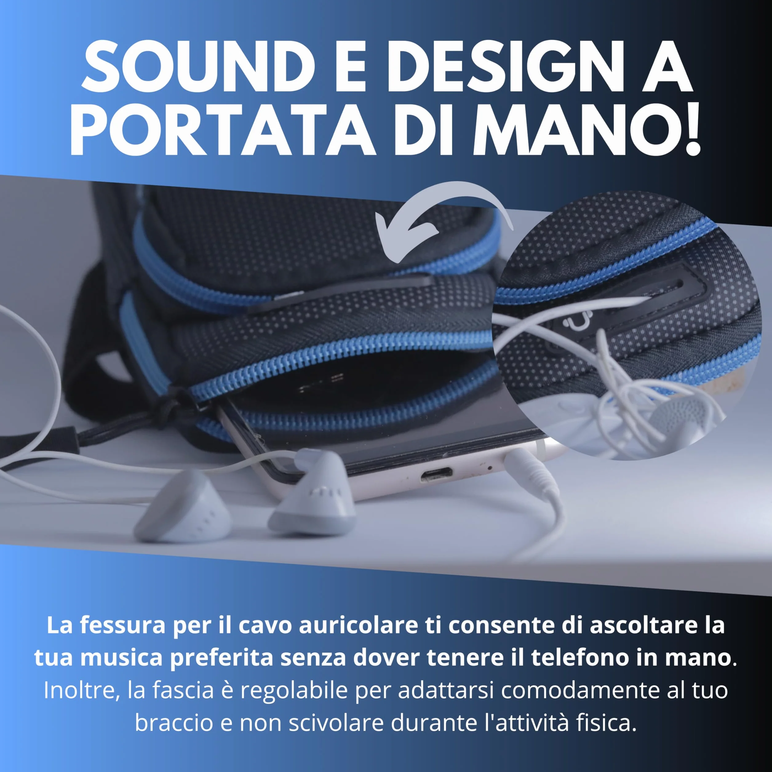 Lunge&SprintBAG Portatelefono Da Corsa Idrorepellente Traspirante Capiente Resistente