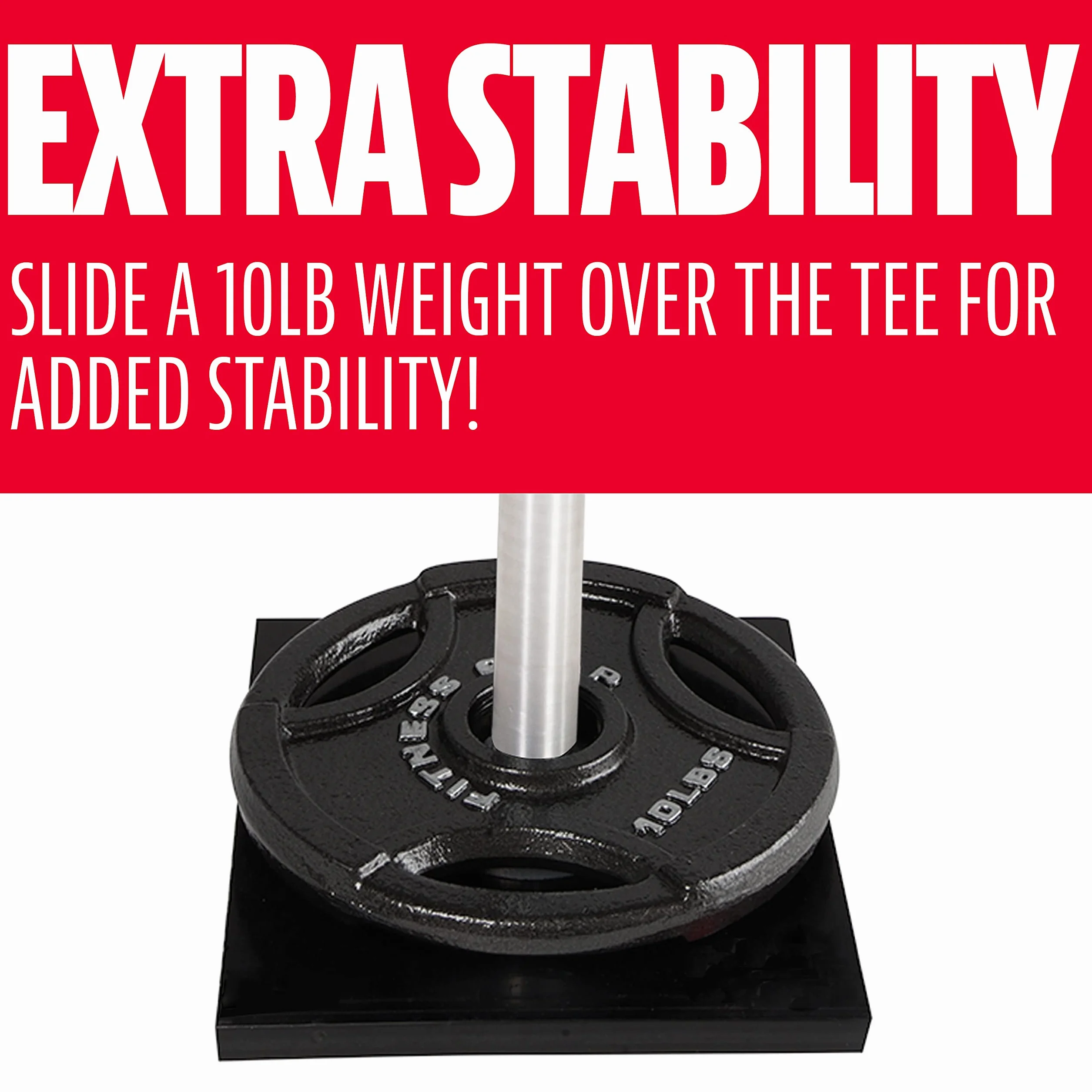 Franklin Sports Baseball + Softball Batting Tee - MLB Pro Porta Hitting Tee - Portable, Weighted Batting Tee for Baseball + Softball - Adjustable Tee