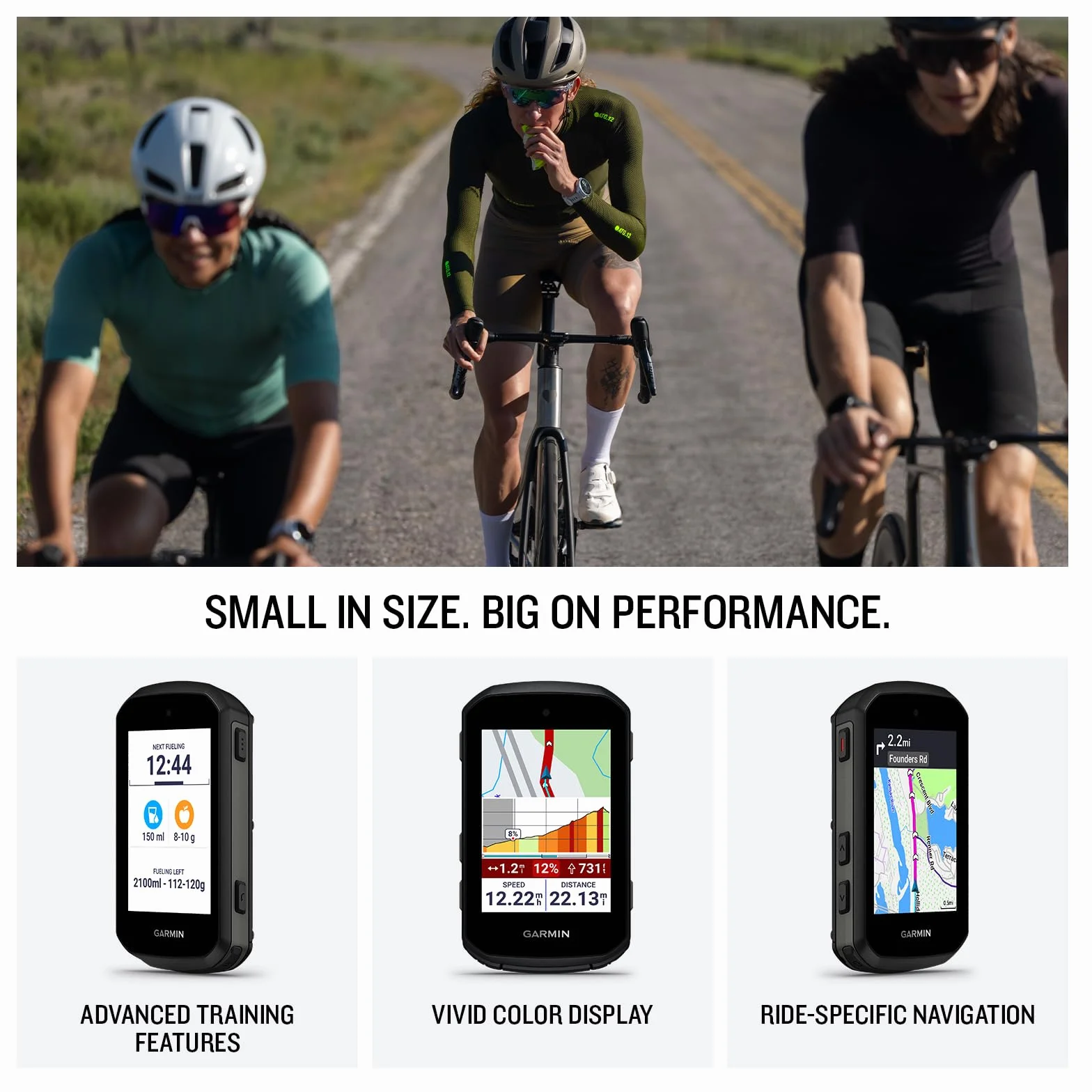 Garmin Edge 850 computer GPS ciclismo touchscreen colori vivaci mappatura biciclette