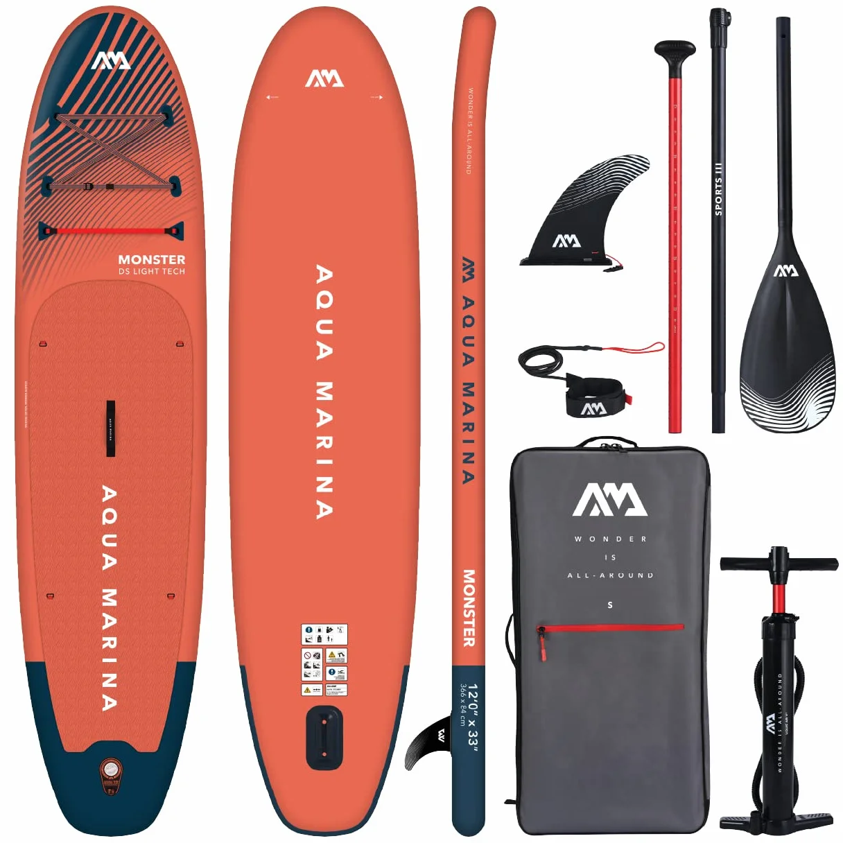 Aqua Marina Aufblasbare Stand Up Paddle Boards (iSUP) ? Komplett-Sets f?r Erwachsene