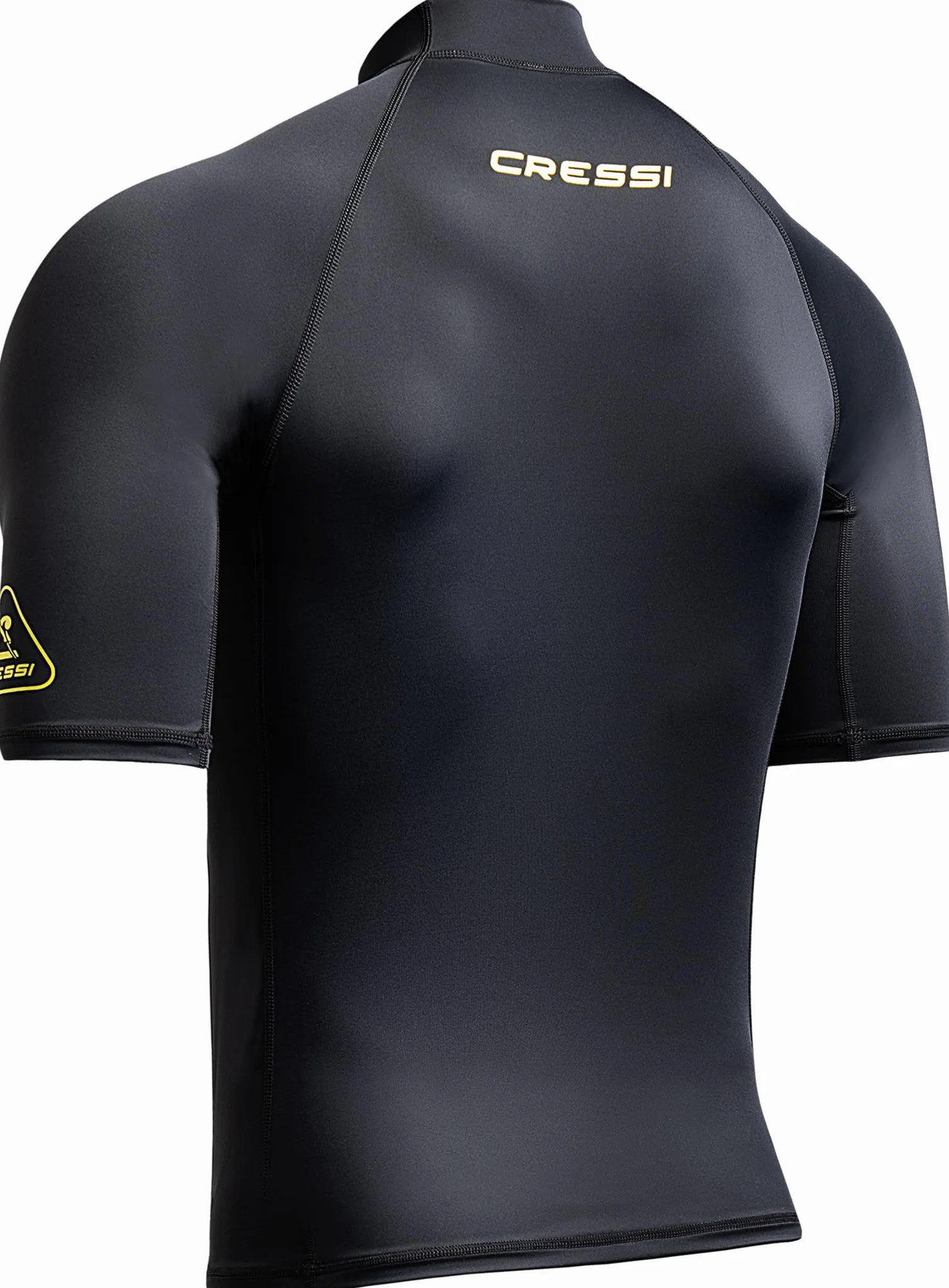 Cressi Sentinel Man Rash Guard a Maniche Corte Protezione Solare UPF 50+ Quick Dry Nuoto Surf Immersioni Uomo