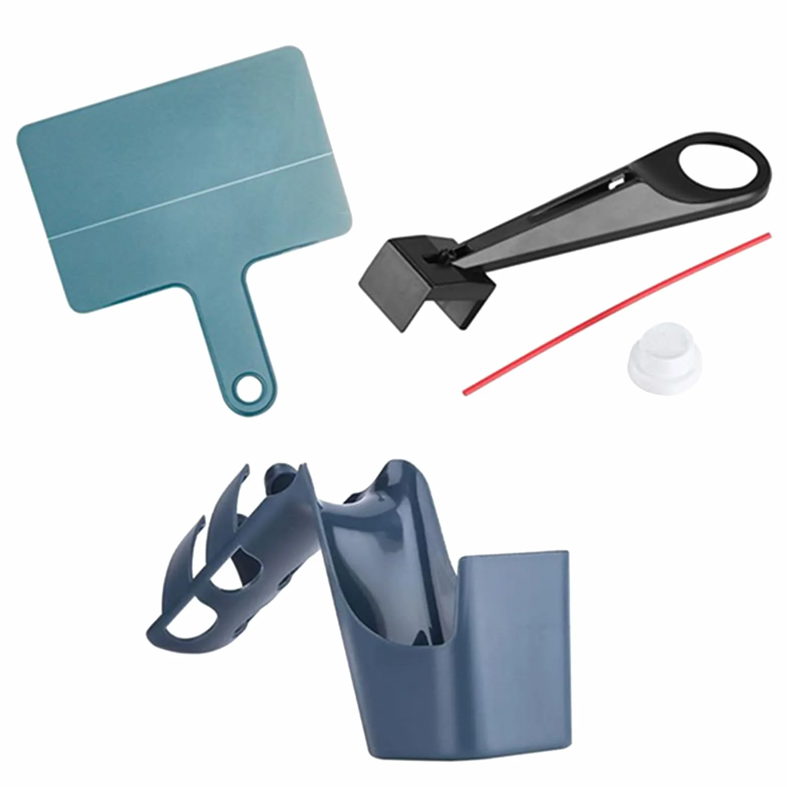 Kit per la pulizia della catena della moto, set di 4 pezzi di olio antispruzzo, parti di manutenzione Powersports, strumento di deviazione di lubrificazione, ingranaggio lavaggio bici, accessorio per