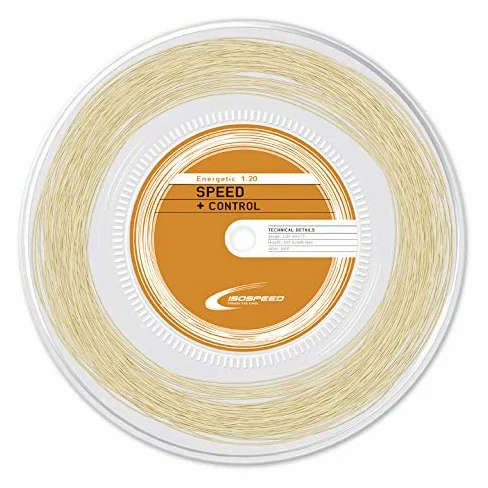 Energetic 200M Tennis Rotolo di Corde 200M Multifilamento Oro 1,20
