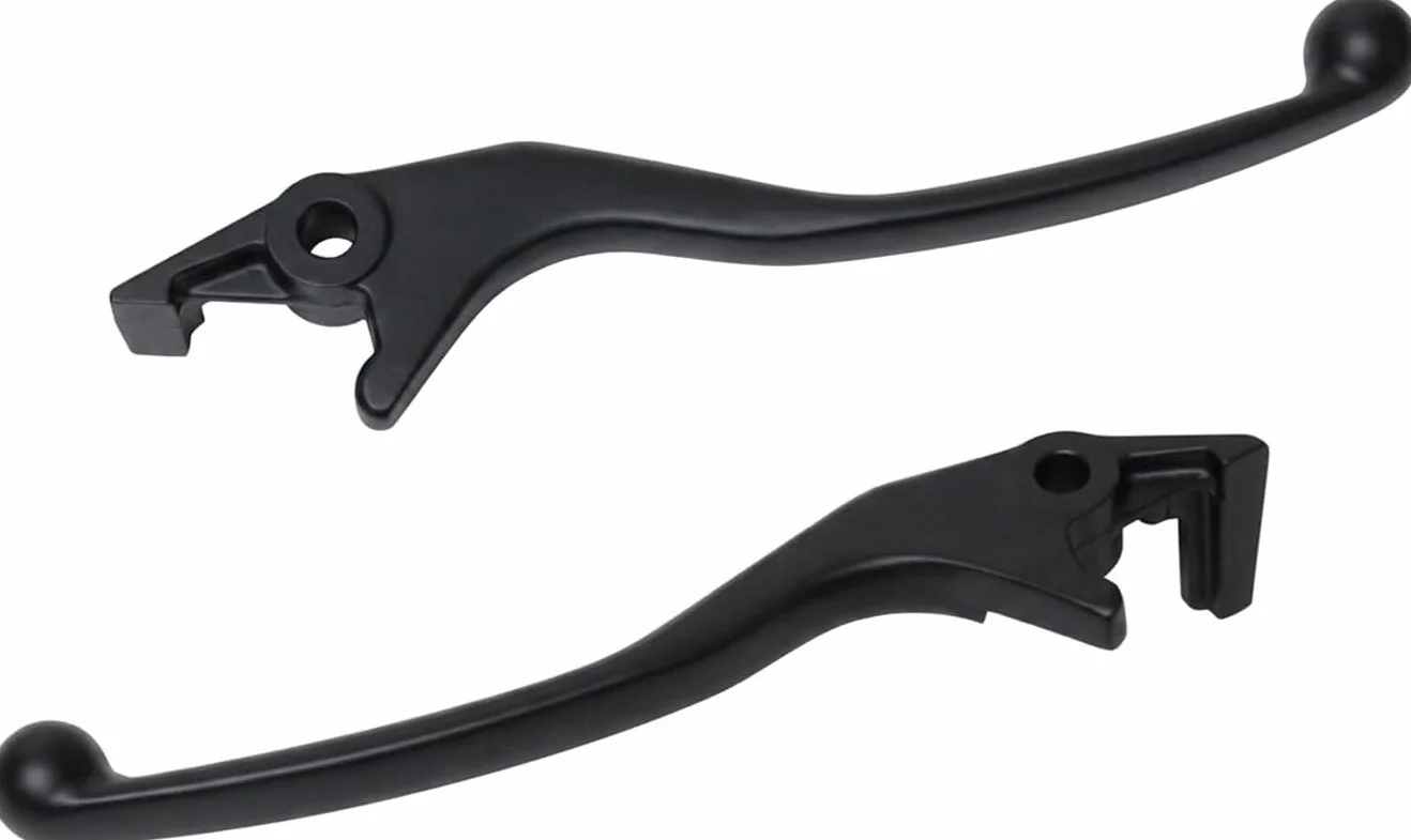 Generico Coppia Leve Freno Destra Sinistra NERO OPACO per Honda SH 125 150 300 350 dal 2010 al 2025