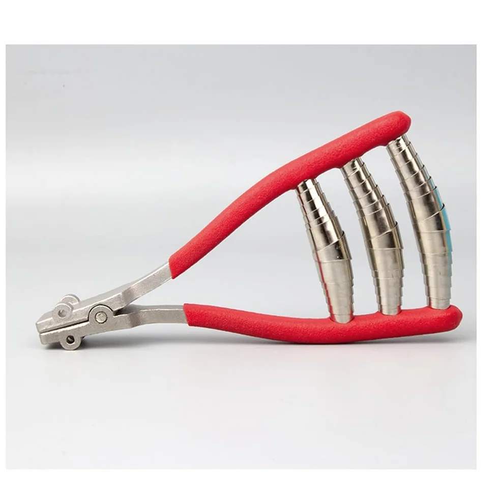 Clip di filettatura per racchetta da tennis e badminton, manico antiscivolo, molla ad alta pressione, rosso