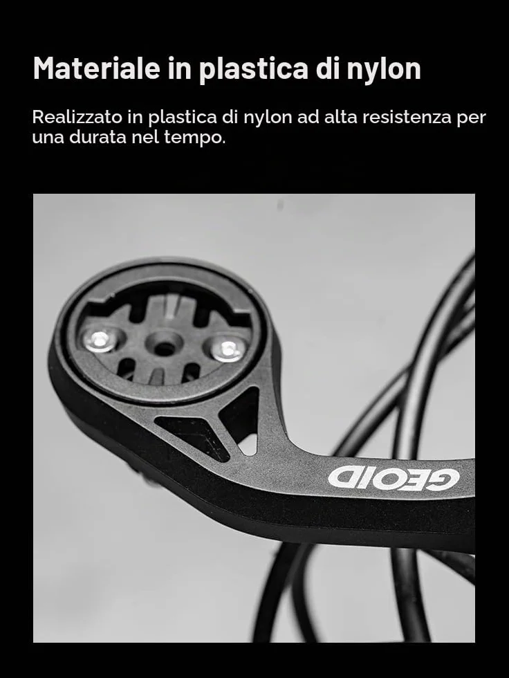GEOID Supporto Computer da Bici Montatura Anteriore Compatibile Garmin Wahoo Bryton Magene Cycplus CooSpo XOSS GoPro