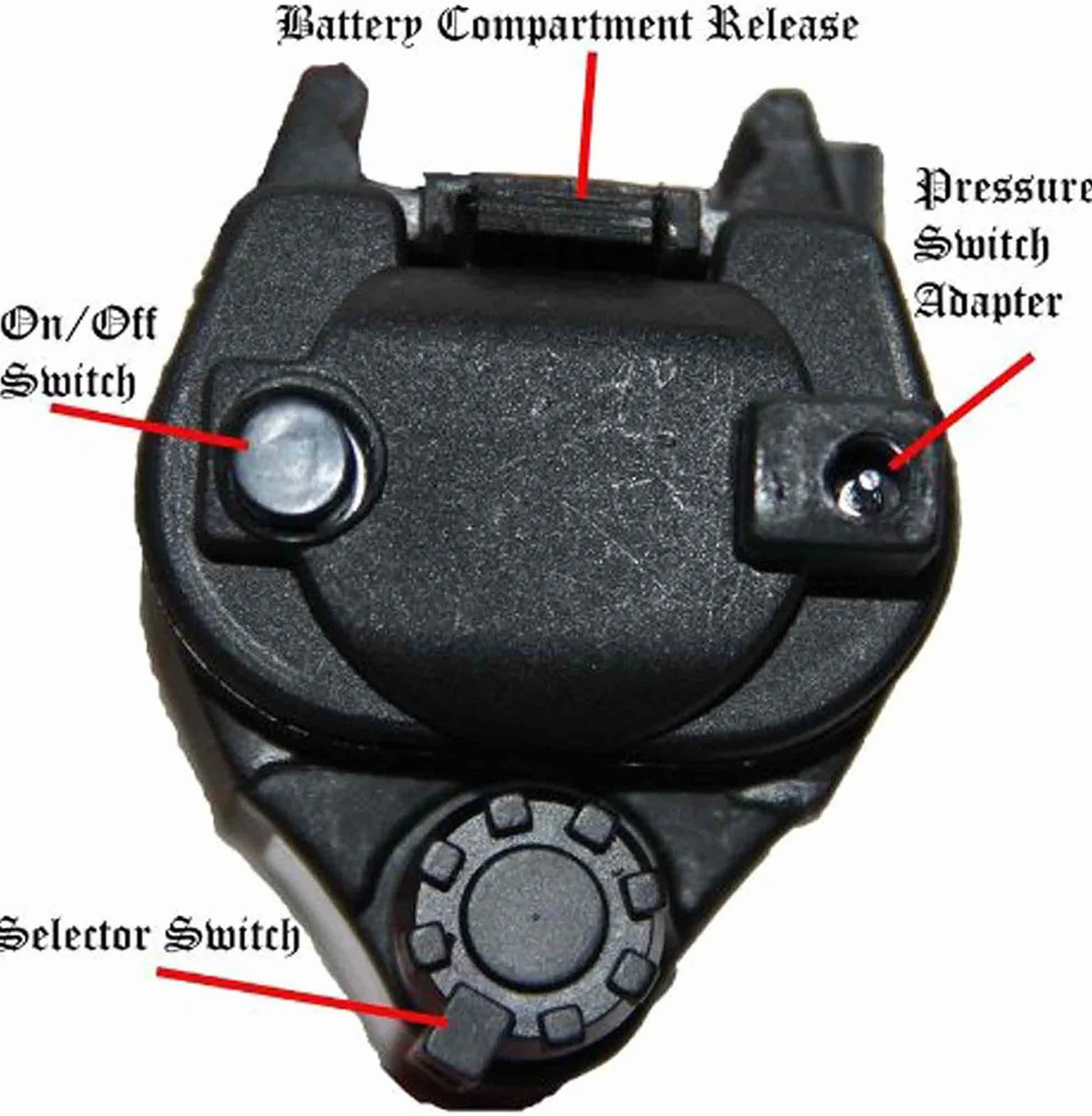 Torcia Rossa Combinata 200 Lumen per Armi con Supporto Picatinny 2 Batterie