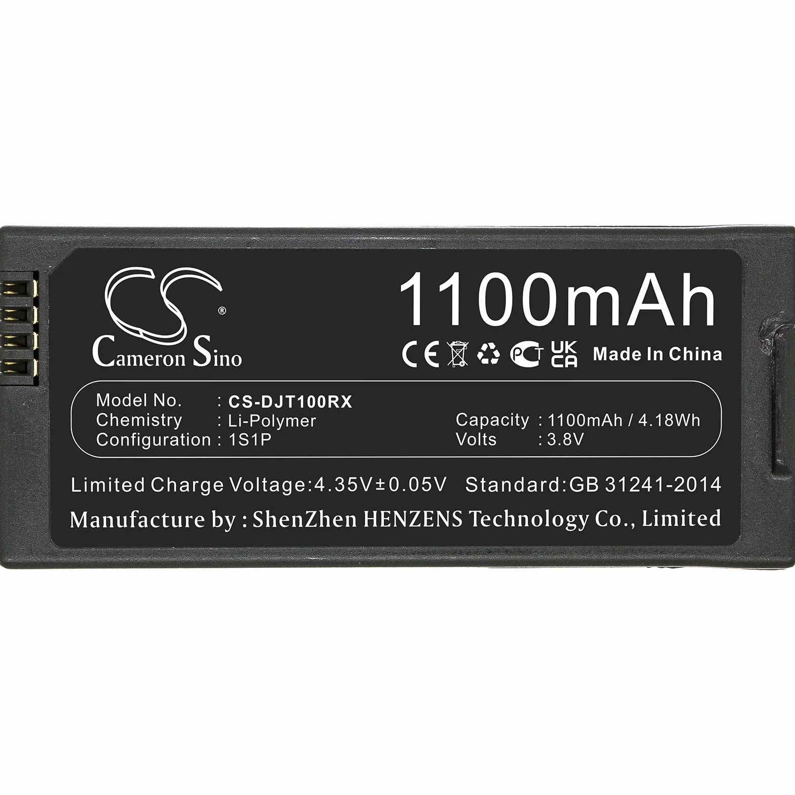Batteria 1100mAh compatibile con DJI Tello