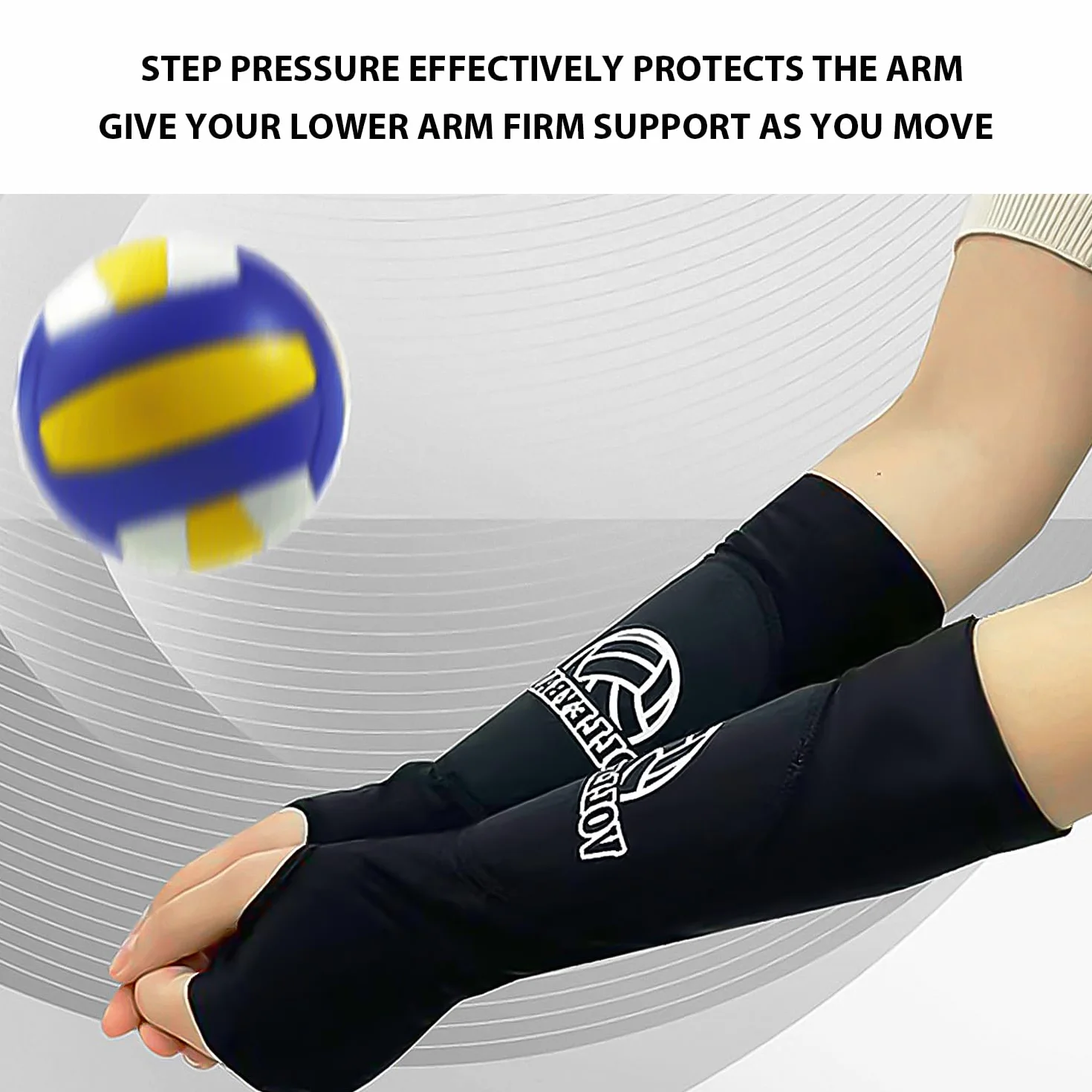 Pallavolo protezioni braccio spugna anti-collisione, gomitiere sport donne, accessori pallavolo