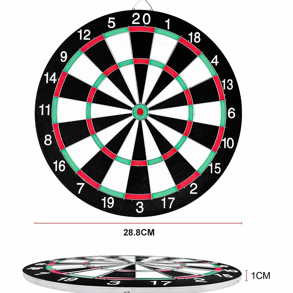 Bersaglio Freccette Classico Bersaglio con 4 Freccette Professionali