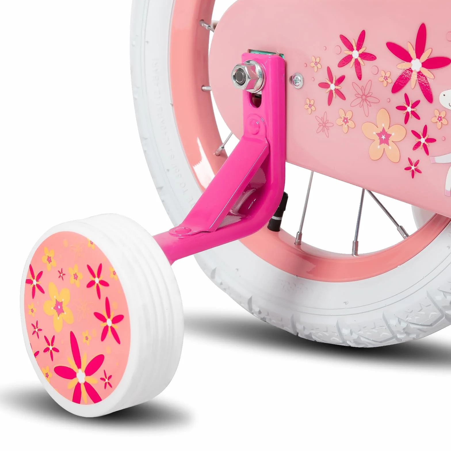 JOYSTAR Unicorn Bike 12 14 16 18 Pollici Bambine 2-9 Anni con Ruote Stabilizzatrici e Cestino