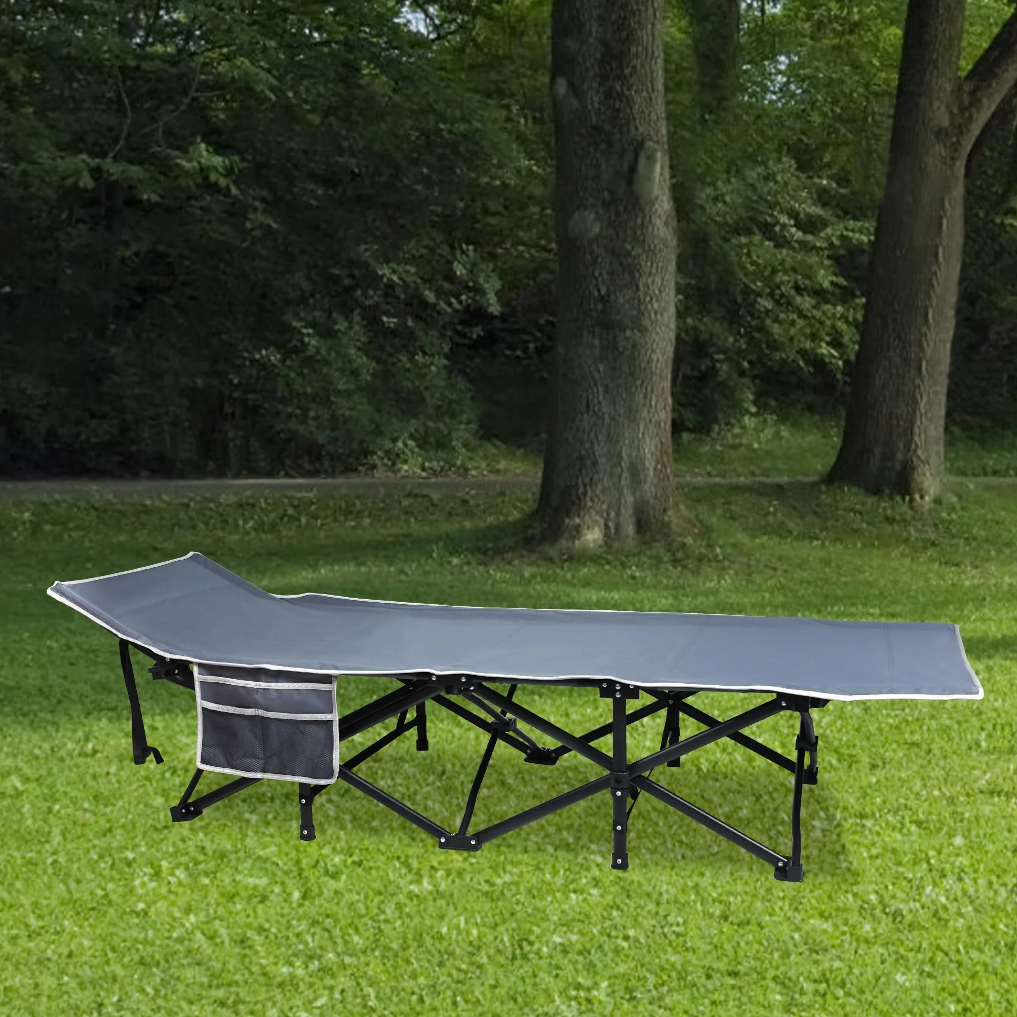 UISEBRT Letto da campeggio pieghevole in tessuto Oxford 250 kg con borsa trasporto