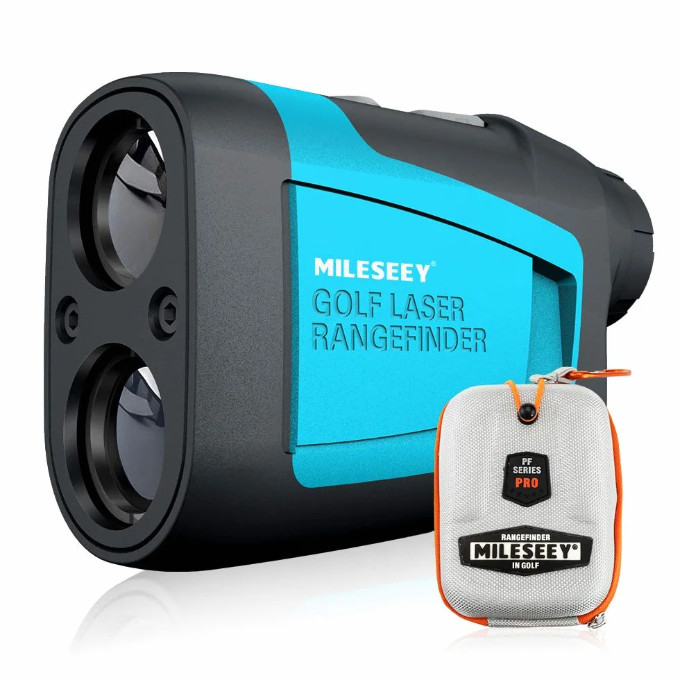MiLESEEY Telemetro Golf con Compensazione Pendenza, Precisione ±0,55 Yard, Ingrandimento 6X
