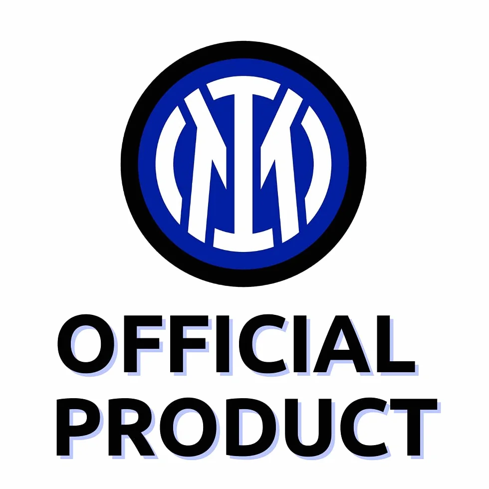 Sciarpa Ufficiale Inter Modello 2021 Nero Azzurro Acrilico Jacquarde Bicolore