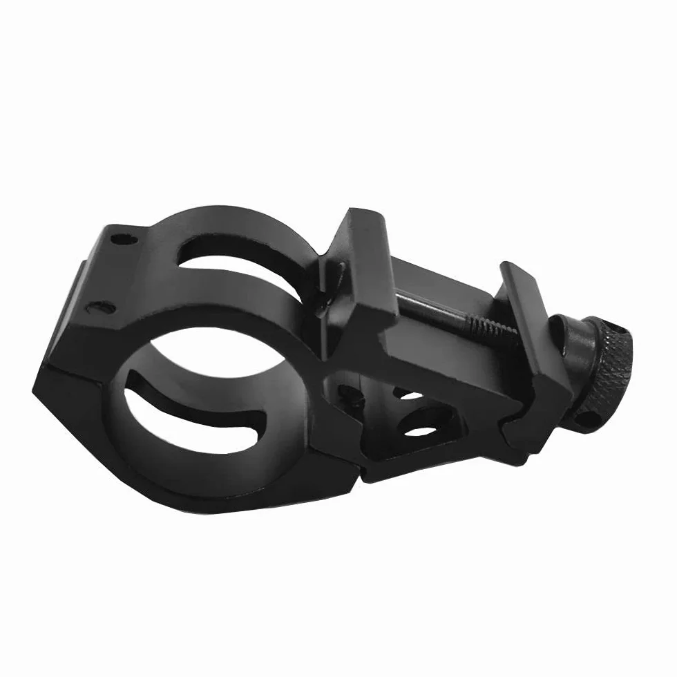 Fire Club Offset Ring 25 mm Guide 20 mm 45° Picatinny Support Torcia Surefire