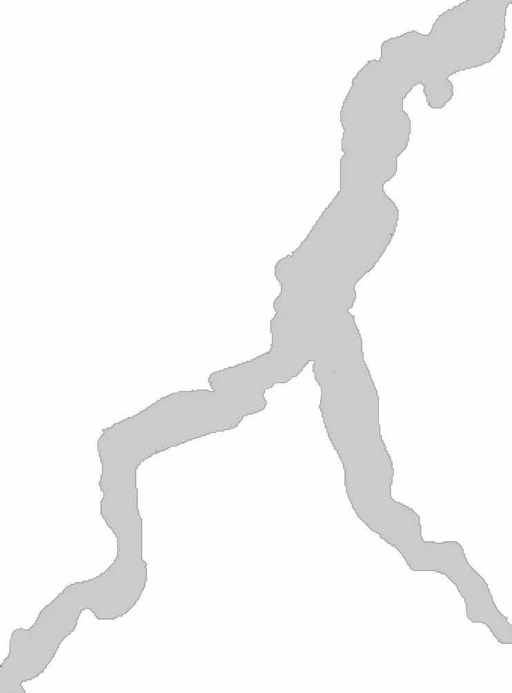 2x adesivi per auto " Lago di Como " Sticker lago italiano, taglio contorno (ca. 11x8 cm) (argento)
