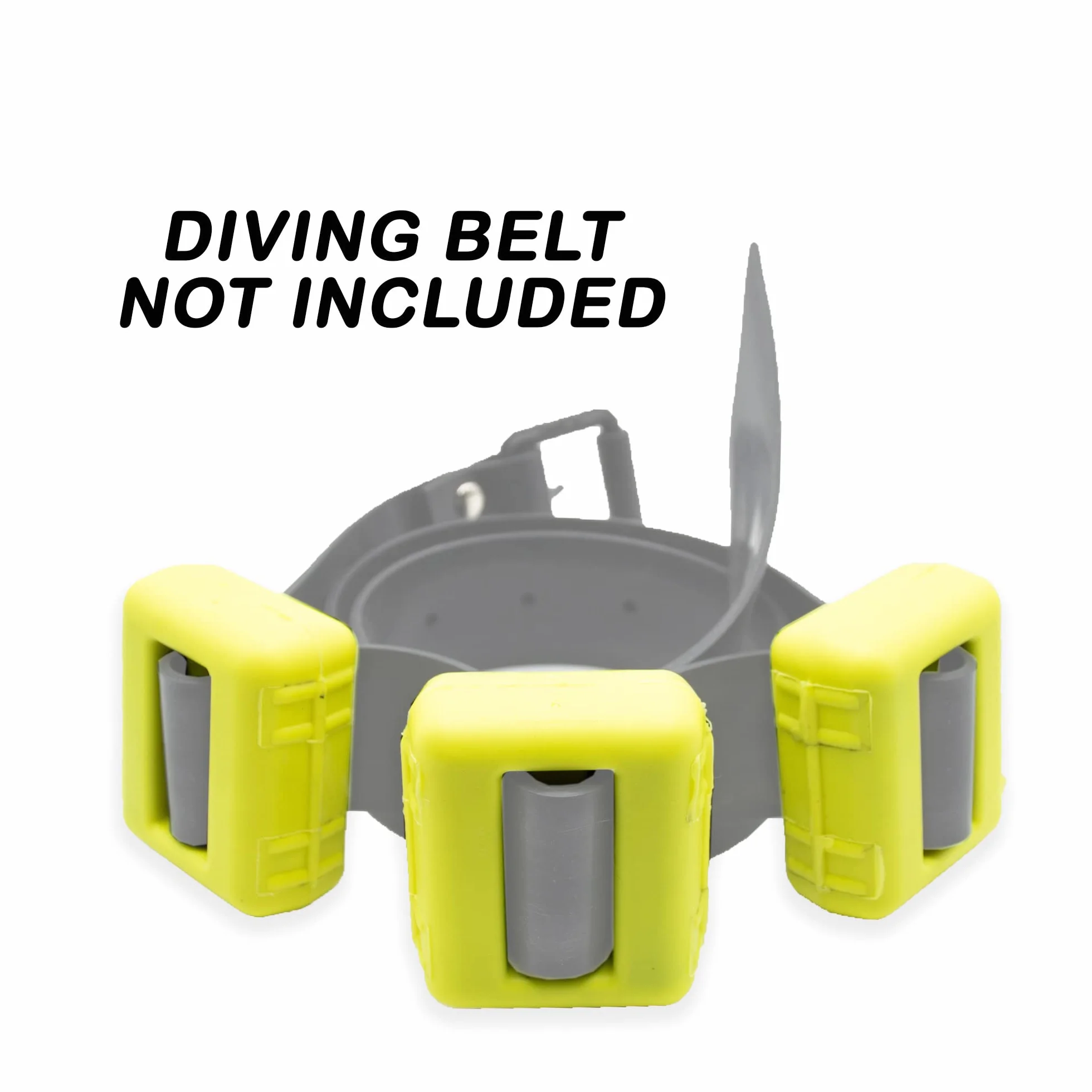 NAMAKA® Piombo Sub zavorra plastificato colorato per Immersioni 1 kg Nero Giallo Verde
