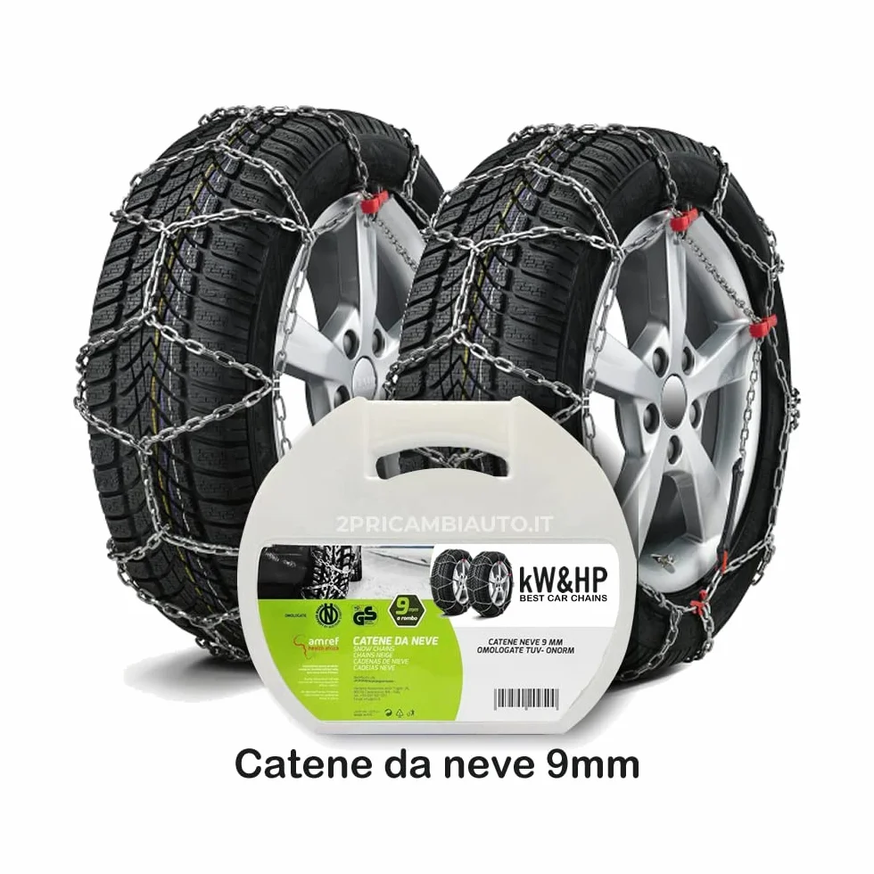 Catene da Neve per Auto OMOLOGATE TÜV ÖNORM GR.100 215/55 R17