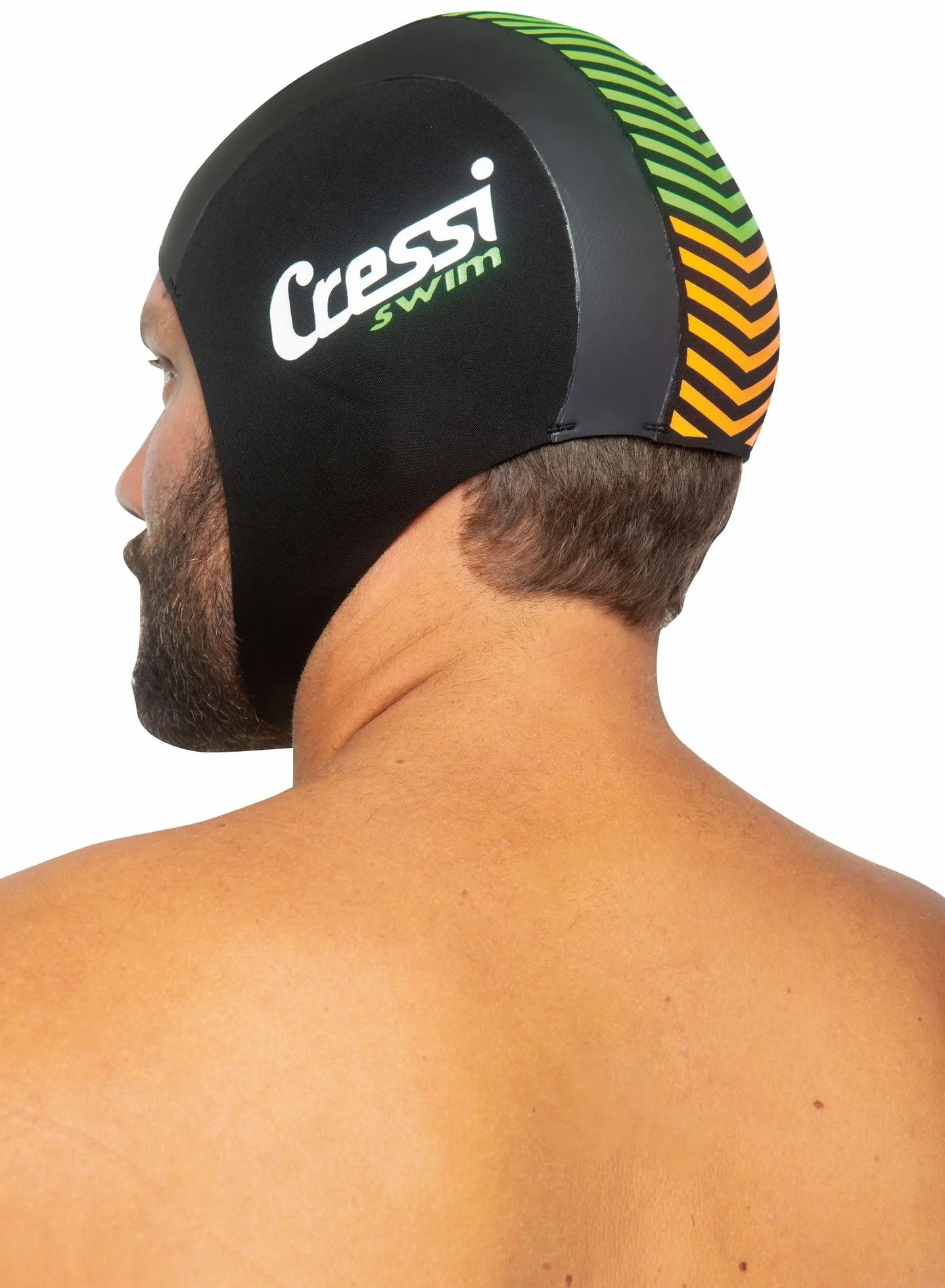Cressi Swim Hood 2mm Neoprene Cappuccio Snorkeling Nuoto SUP Canoa Kayak Sport Acquatici Nero