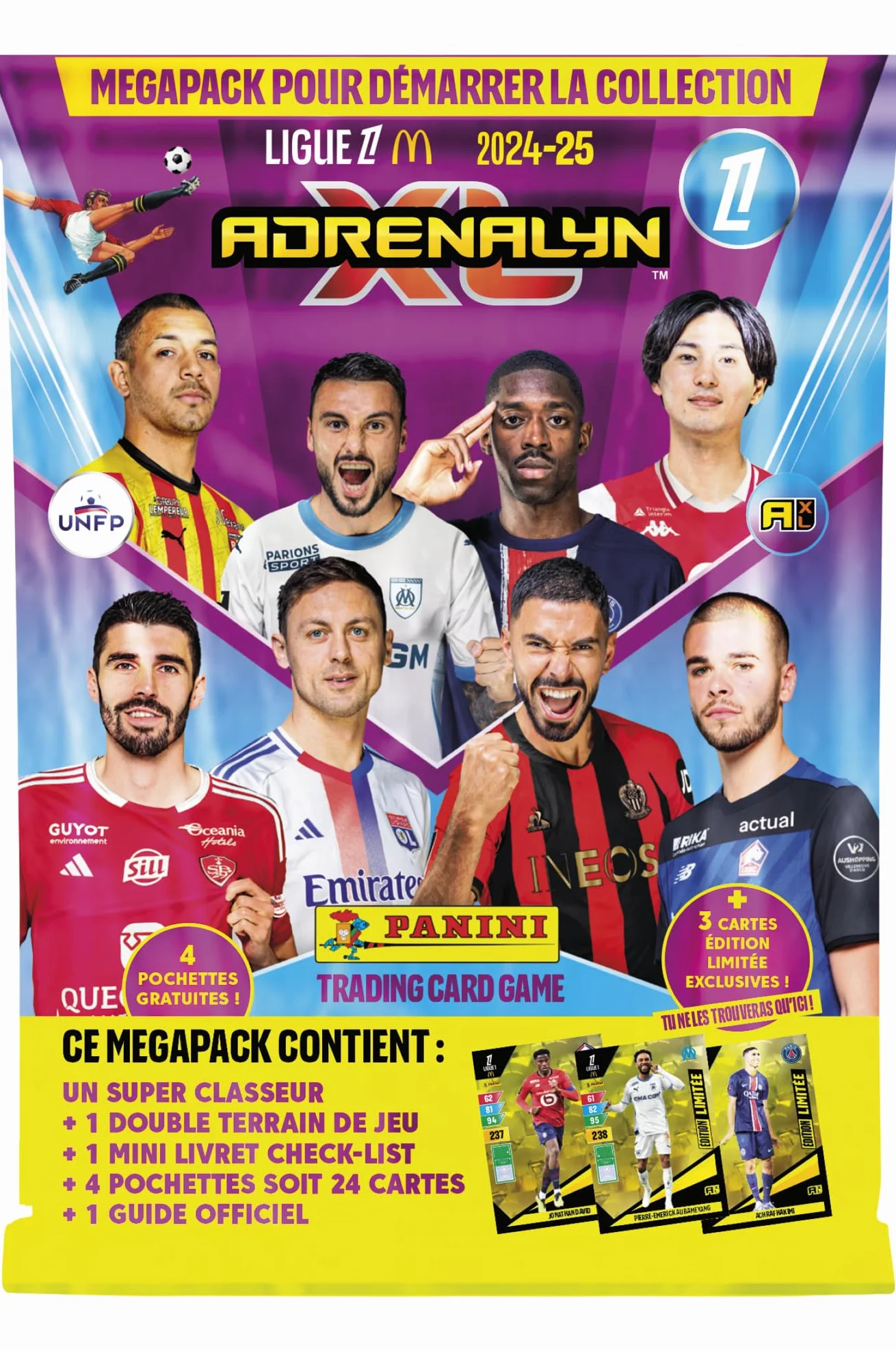 Panini TCG Adrenalyn Ligue 1 McDonald's 2024 2025 Starter pack