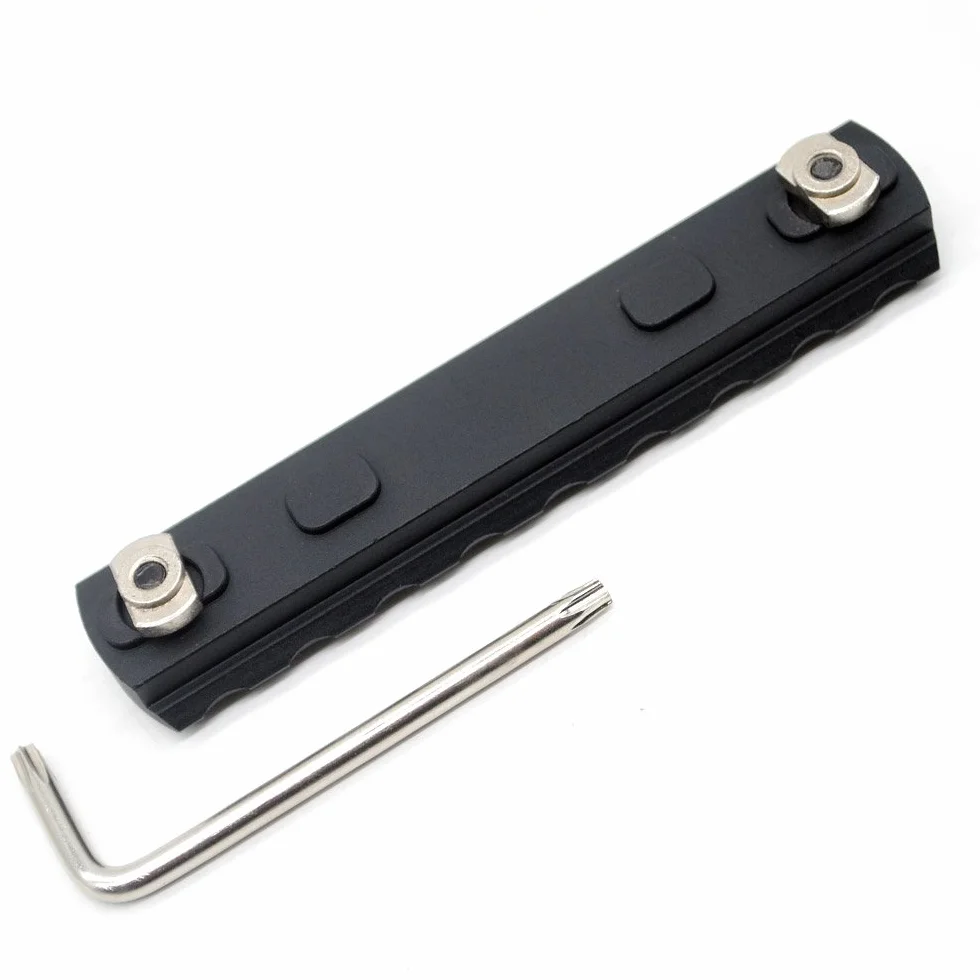 TRIROCK 9 Slot Picatinny Rail Section for Mlok Handguard